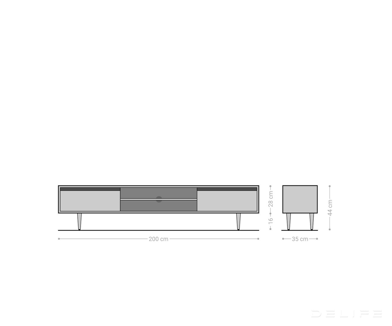 Komoda Budaya, Materijal: Mango