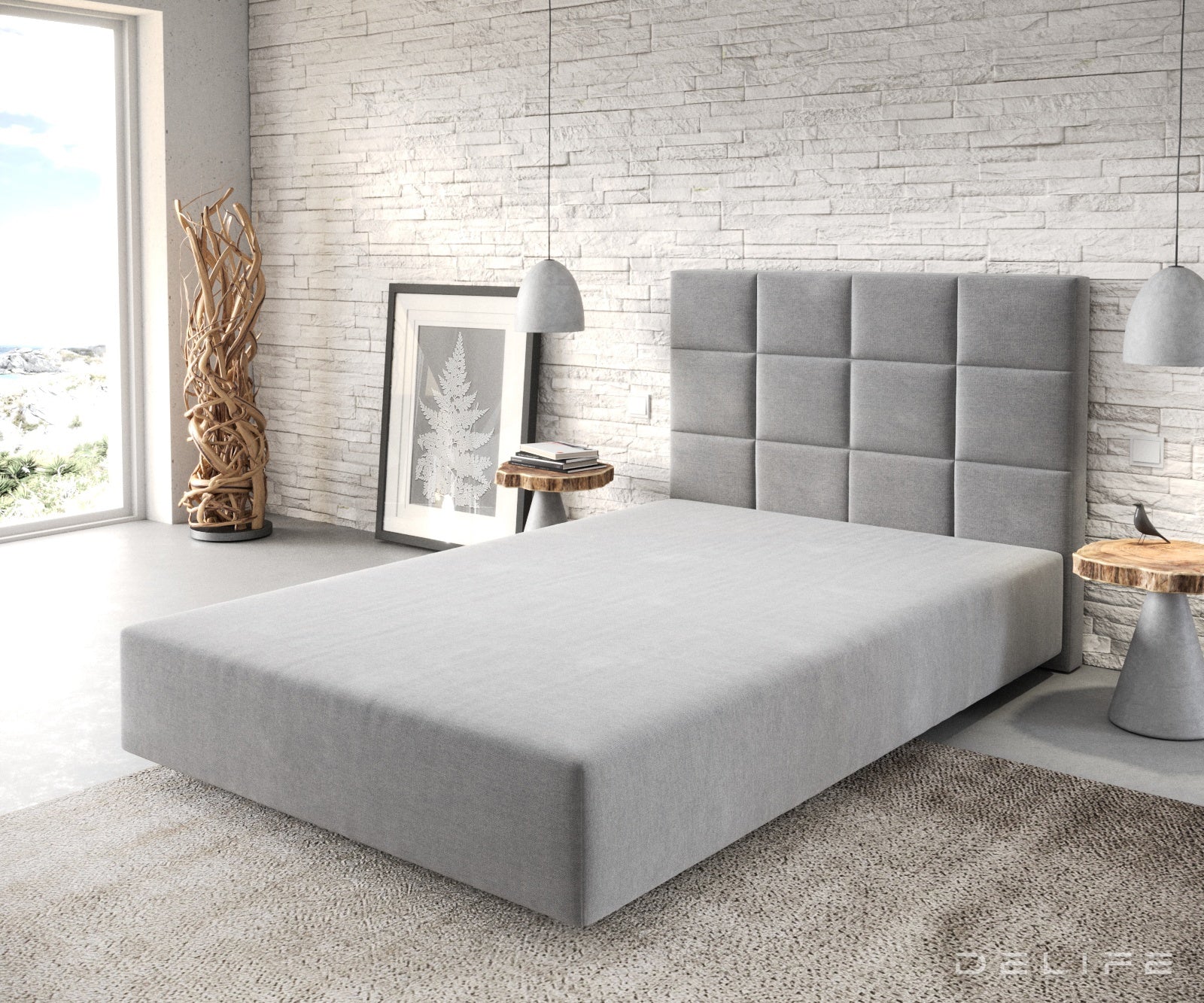 Box spring okvir Dream-Fine, Materijal: Mikrofibra