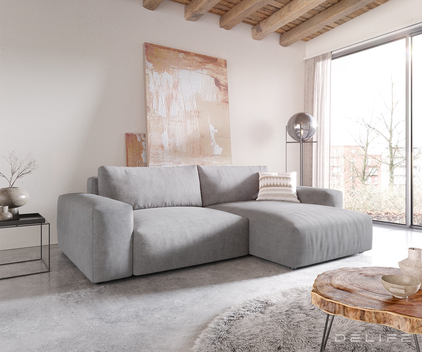 Kutna garnitura Lanzo XL 380x176x69cm, Materijal: Mikrofibra