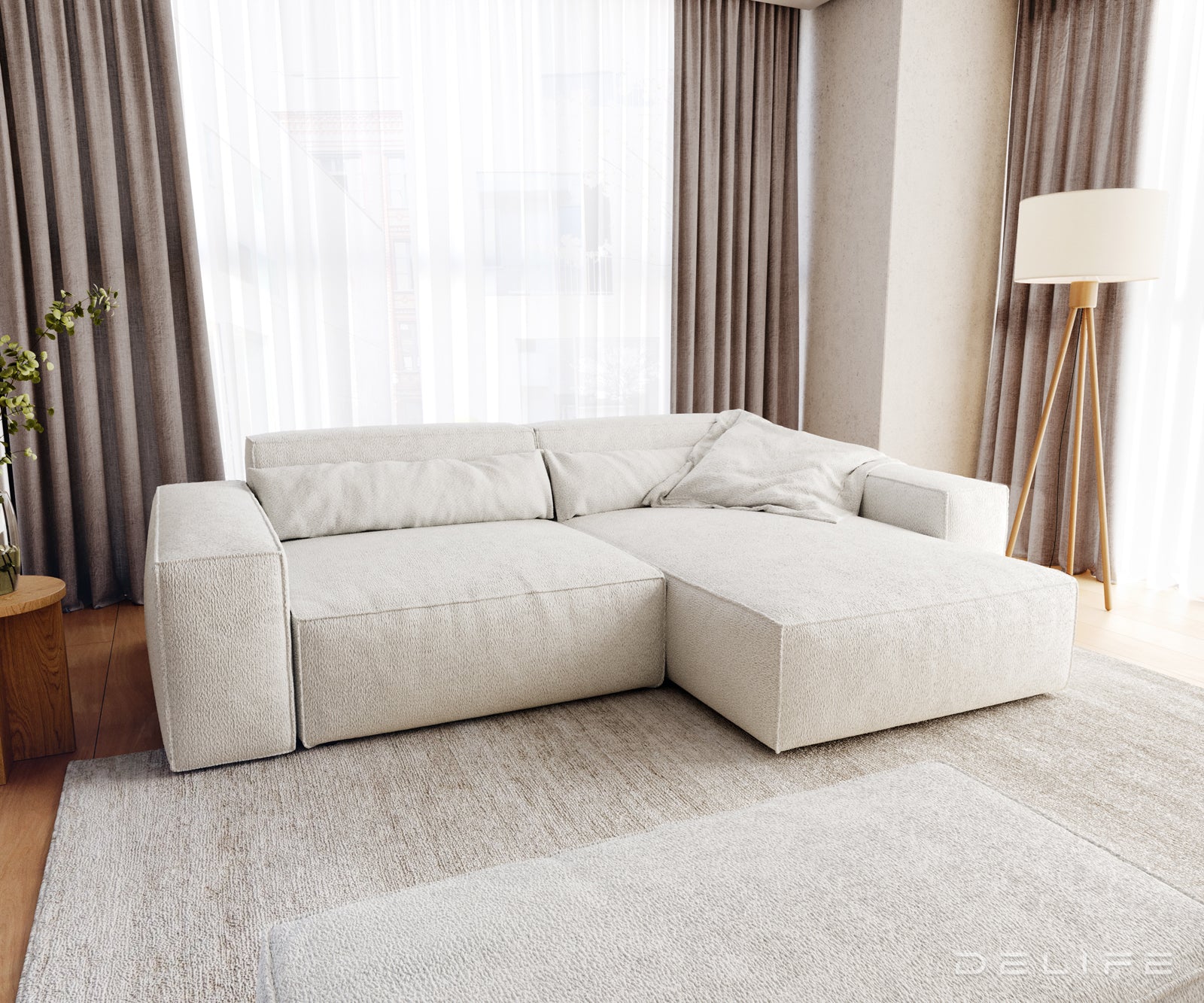 Kutna garnitura Sirpio XL 266x173cm, Materijal: Boucle