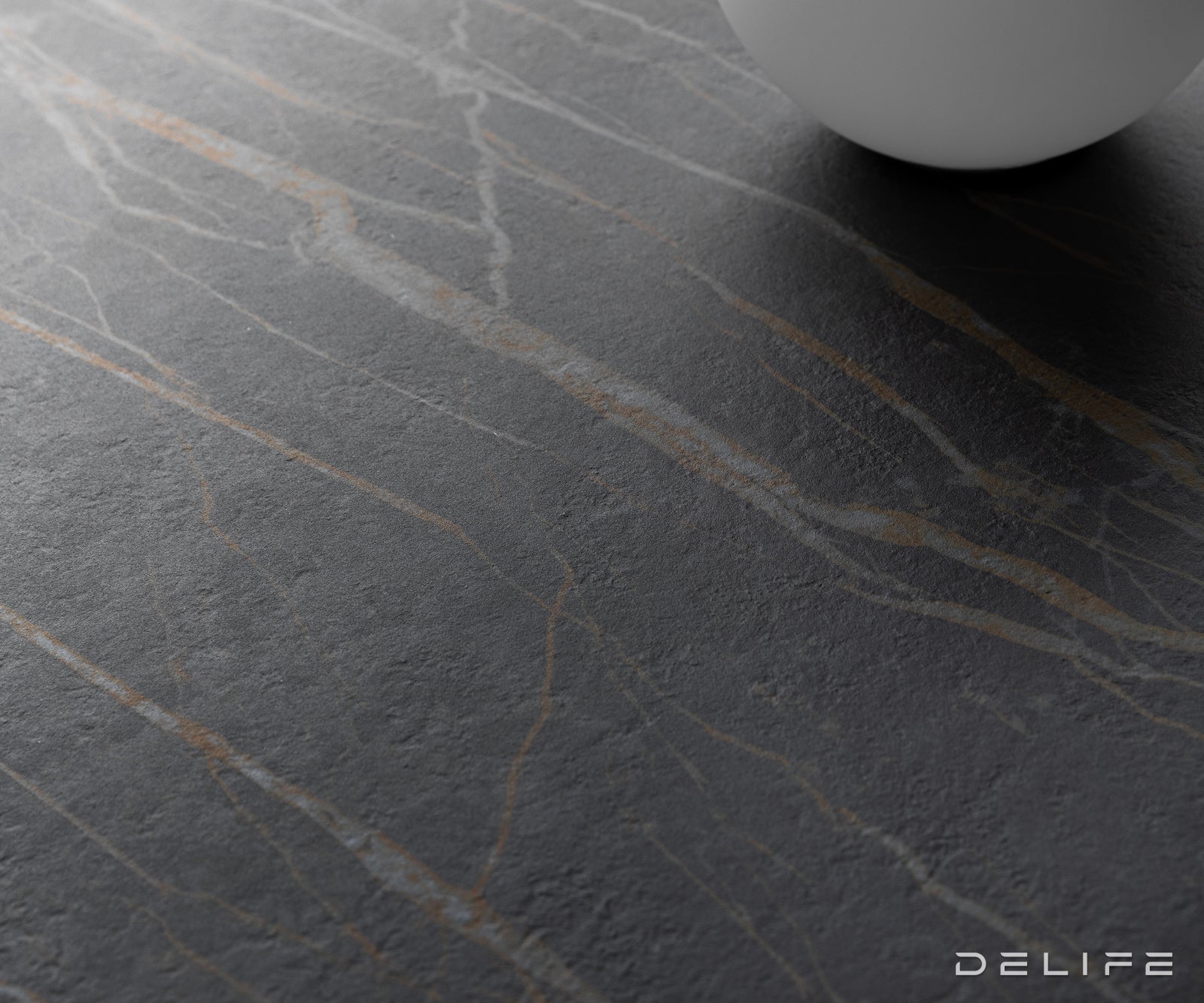 Klub stolić Levente 110x60cm, Materijal: Keramika Laminam Noir Desir