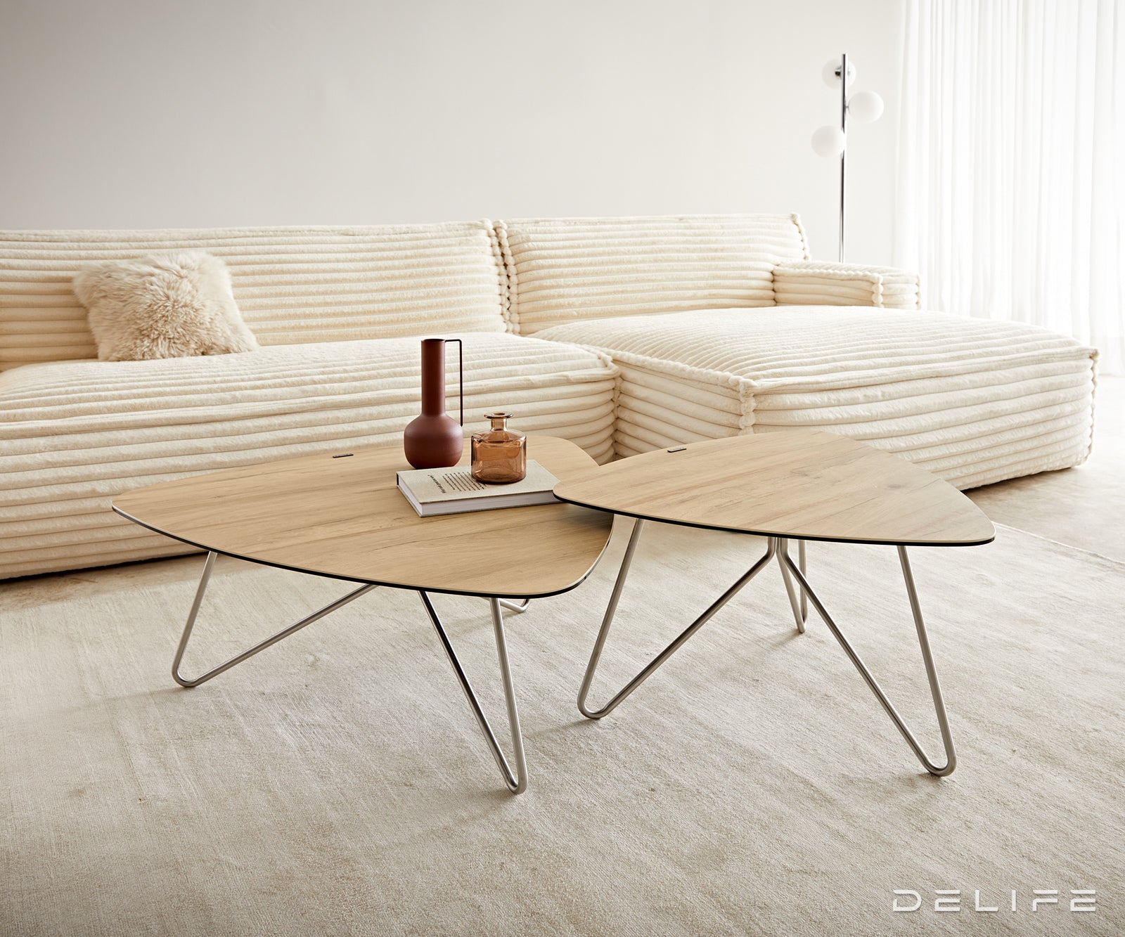 Klub stolić Ekrem 88x85cm, Materijal: Keramika Laminam Sabbia
