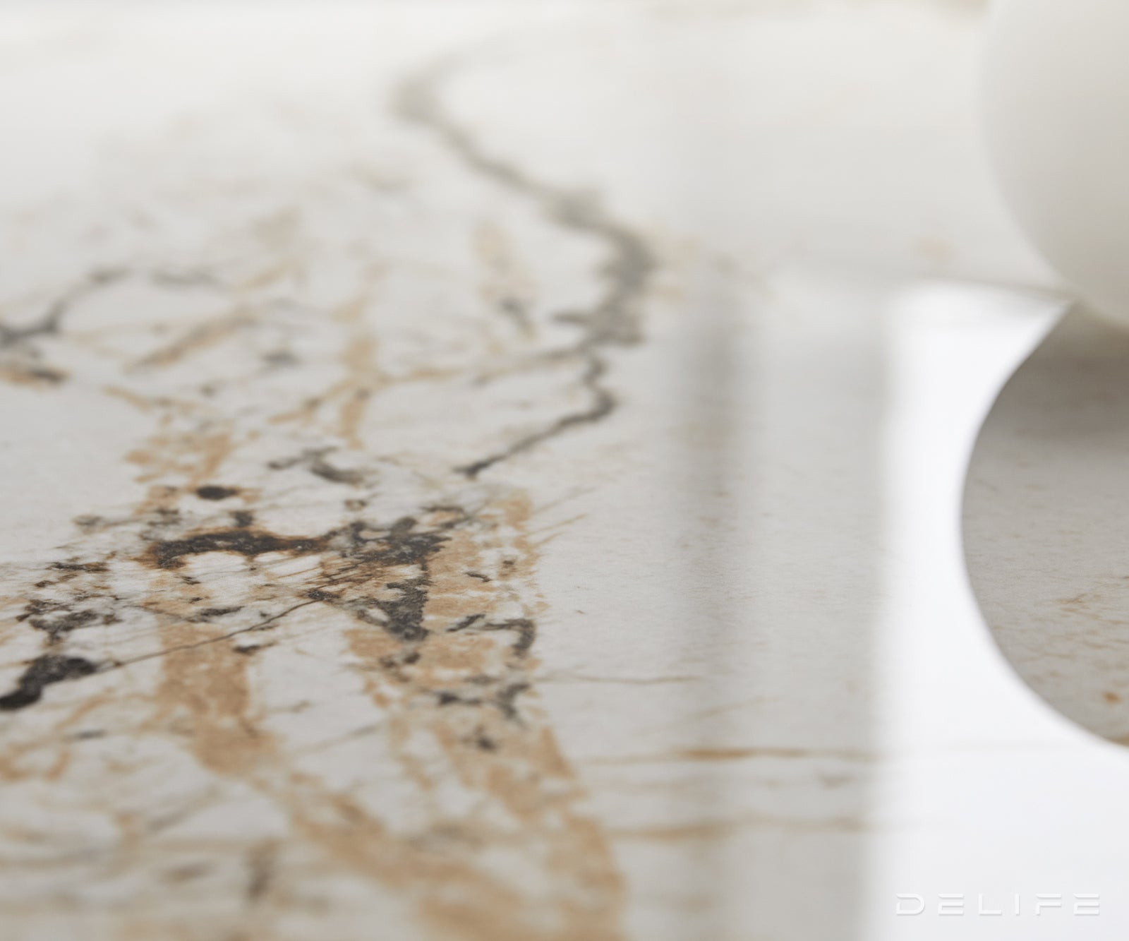 Produljivi stol Edge 200/300x100, Materijal: Keramika Minas Melange