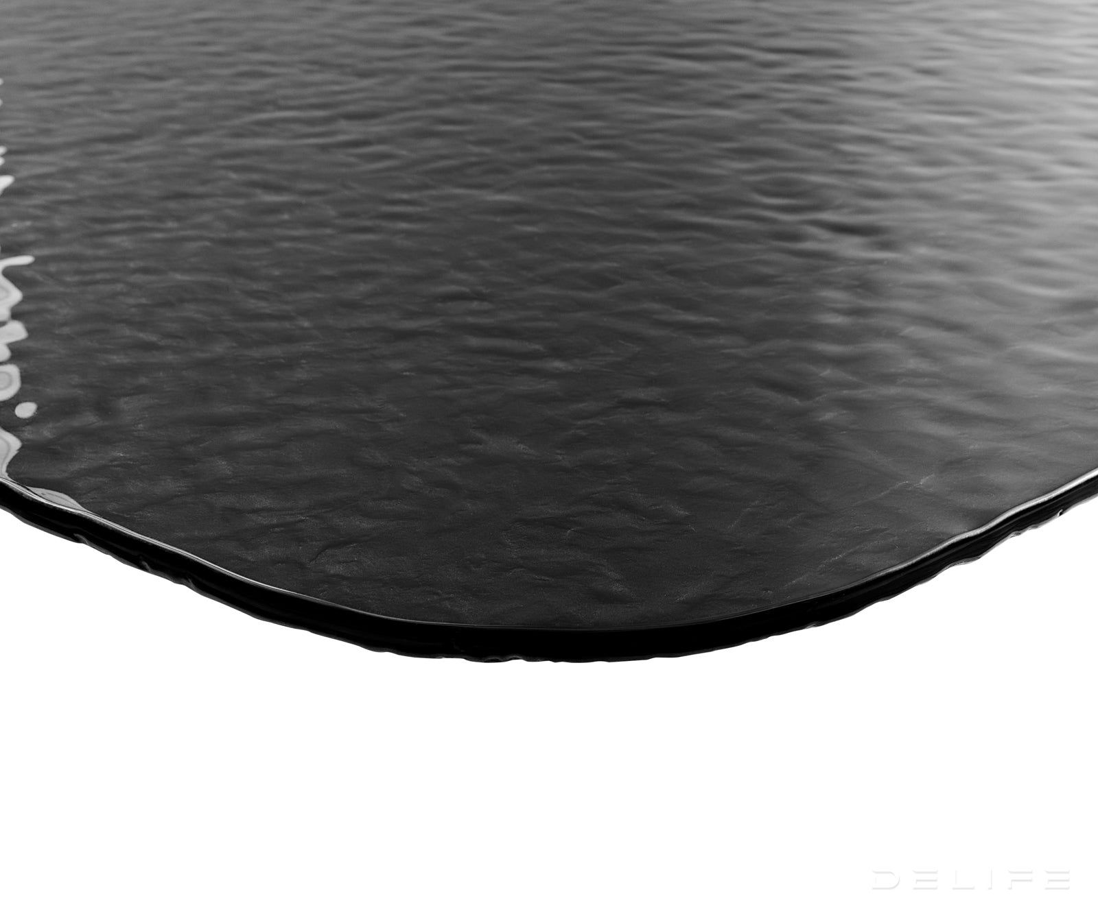 Blagovaonski stol Edge Boot 240x120cm, Materijal: staklo/metal