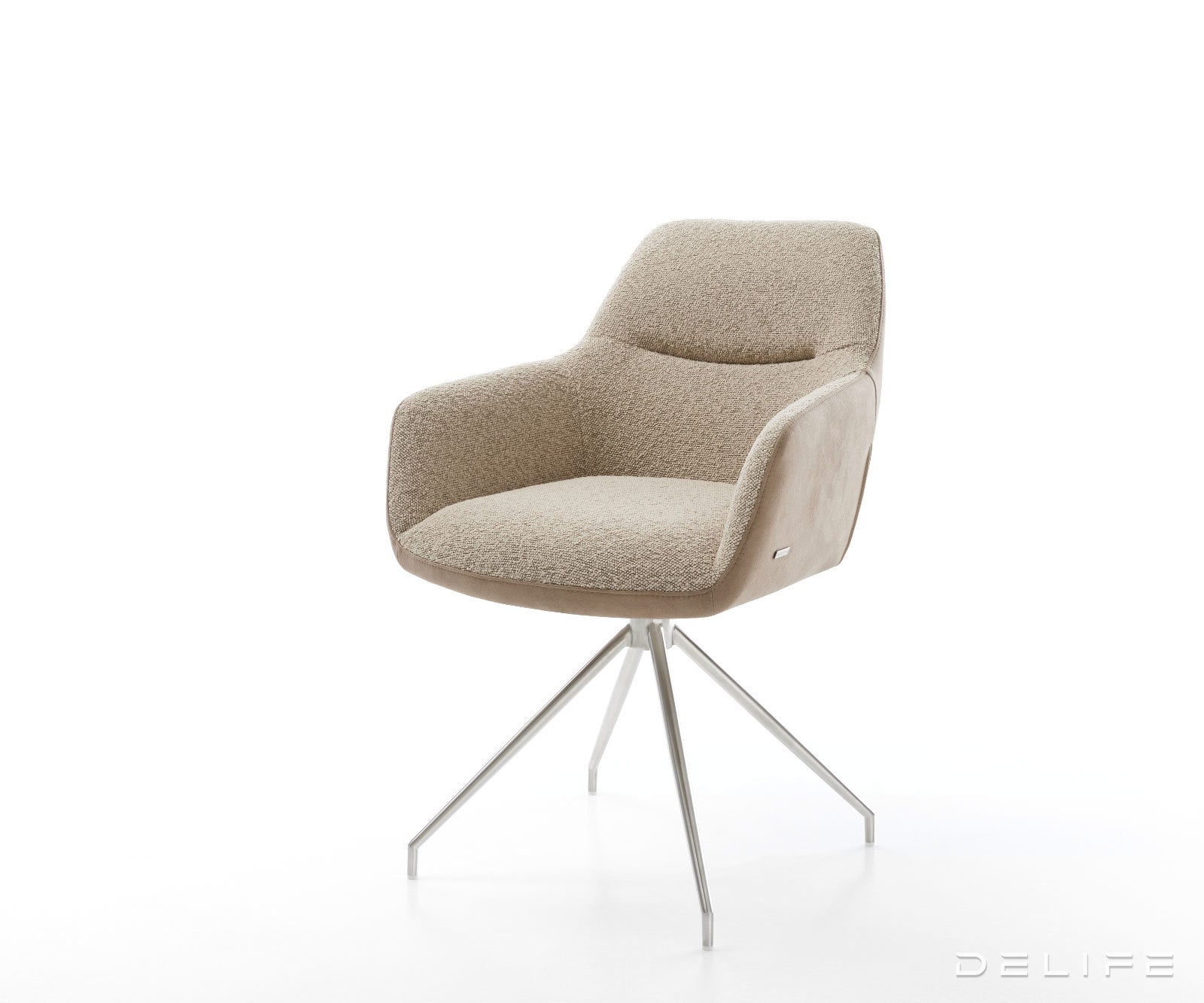 Blagovaonska stolica Pejo, Materijal: Mikrofibra/Boucle