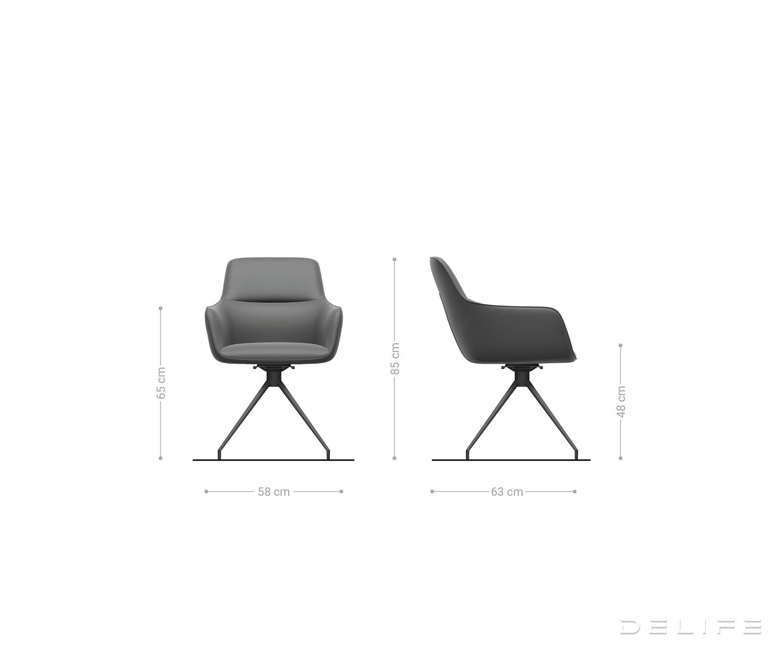Blagovaonska stolica Pejo, Materijal: Mikrofibra/Boucle