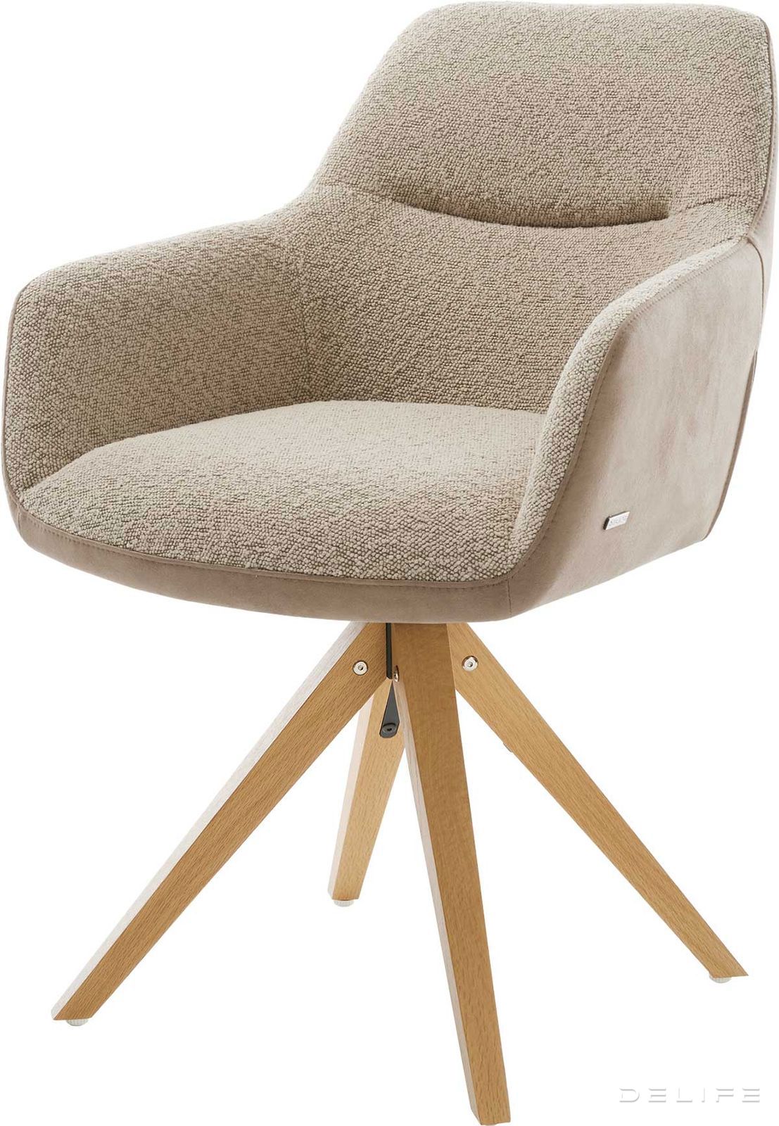 Blagovaonska stolica Pejo, Materijal: Mikrofibra/Boucle