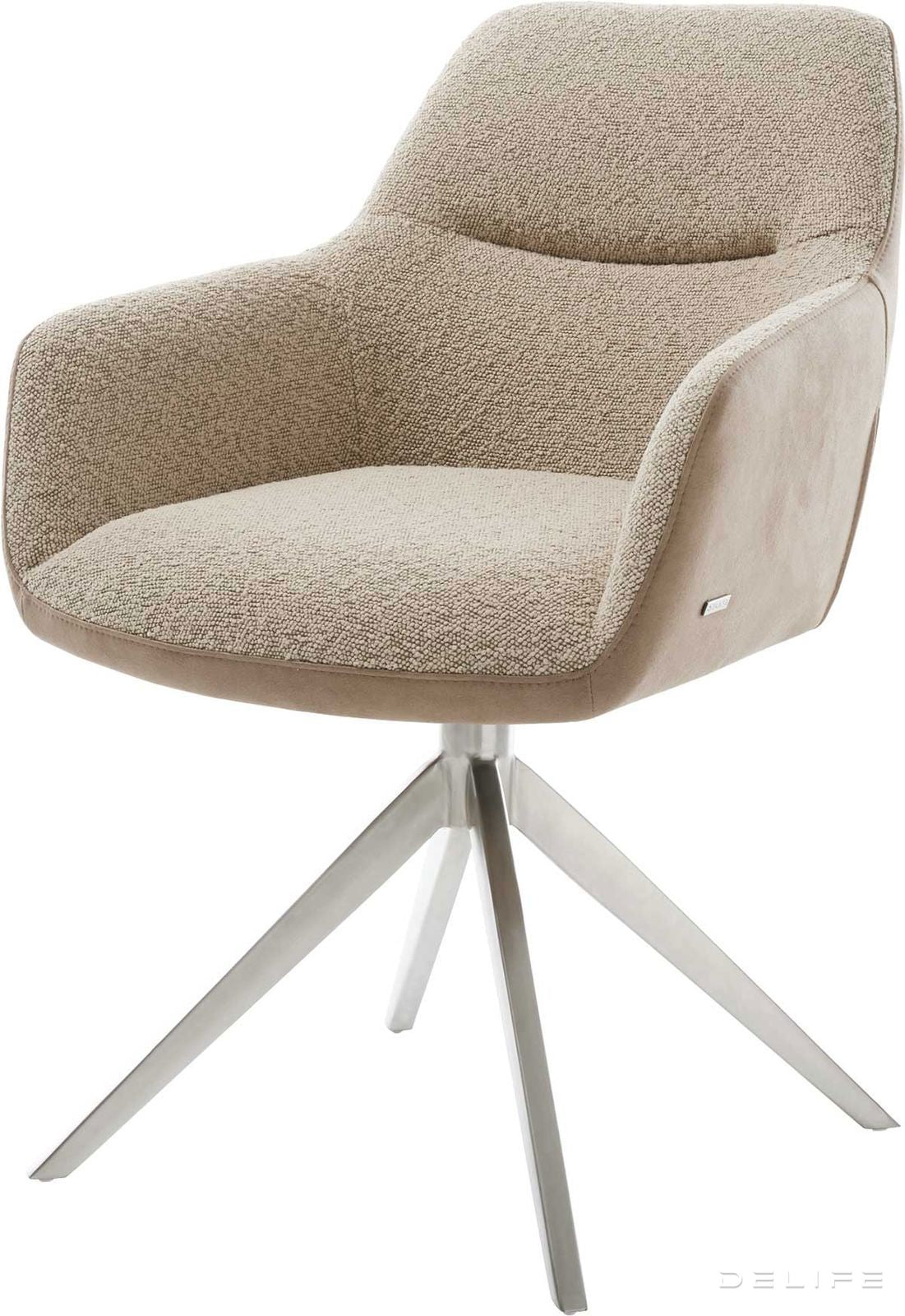 Blagovaonska stolica Pejo, Materijal: Mikrofibra/Boucle