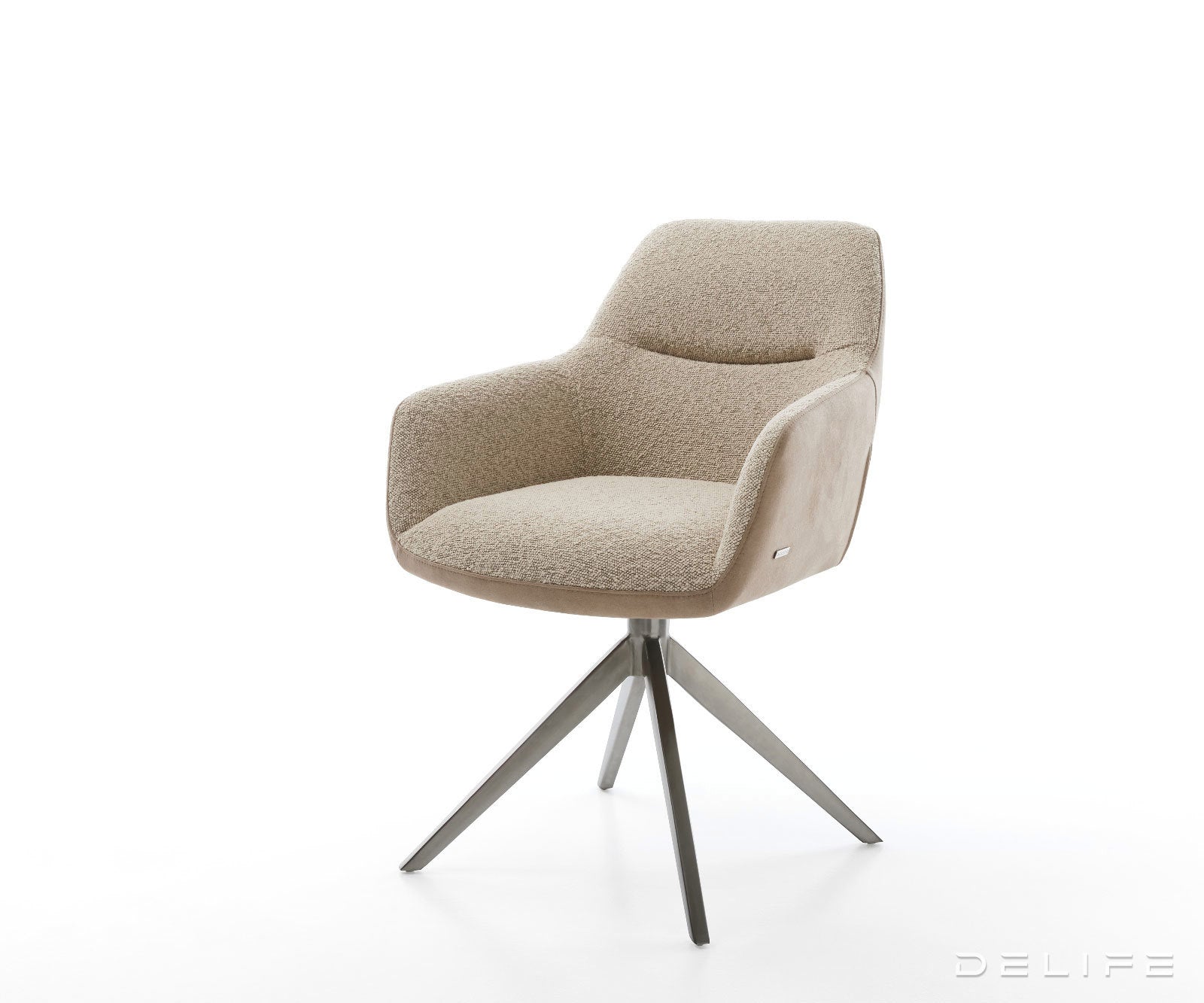 Blagovaonska stolica Pejo, Materijal: Mikrofibra/Boucle