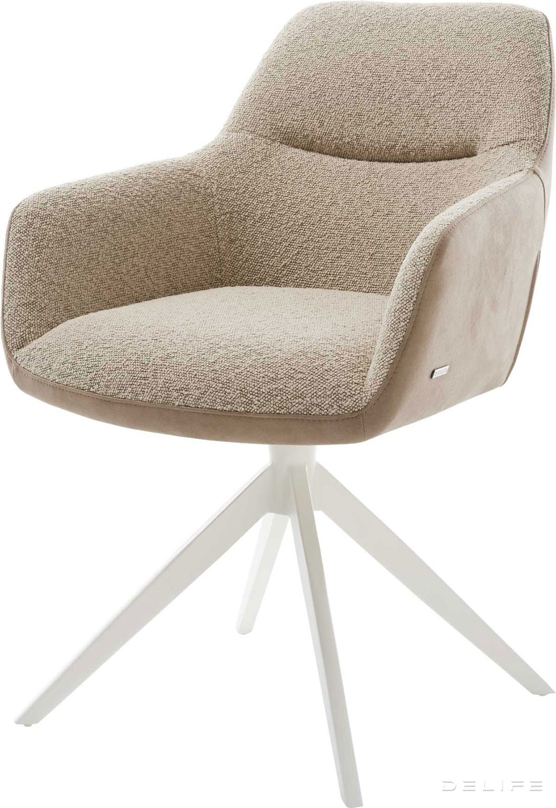 Blagovaonska stolica Pejo, Materijal: Mikrofibra/Boucle