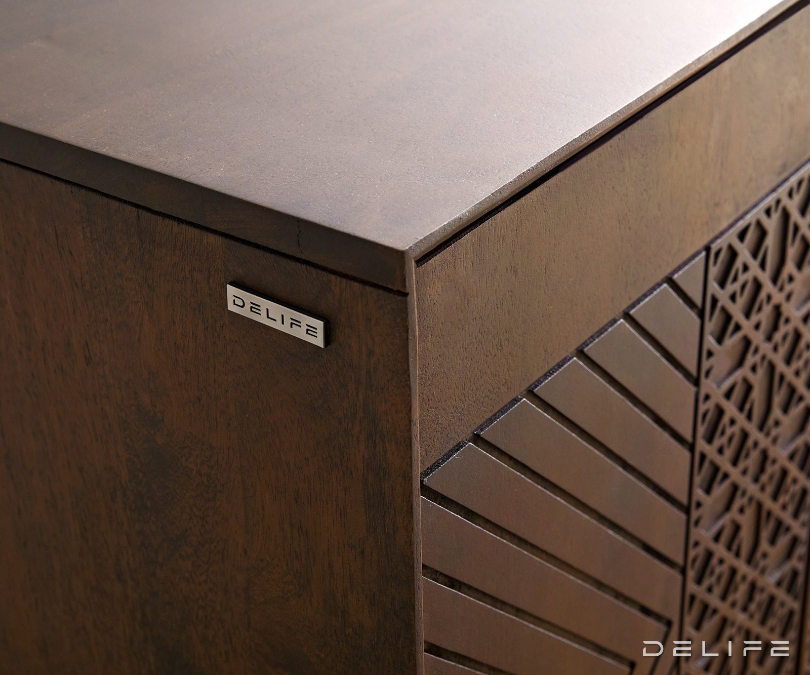 Komoda Manjula 200x35cm, Materijal: Mango