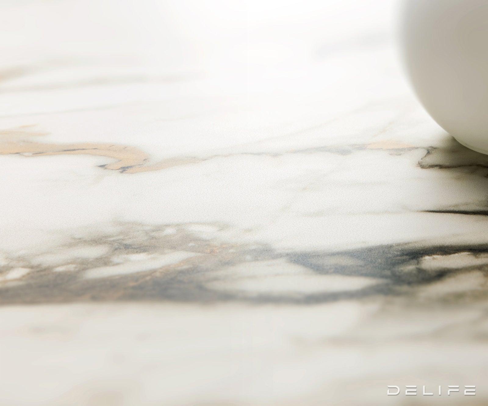 Blagovaonski stol Edge 200x100cm, Materijal: Keramika Calacatta Luxe