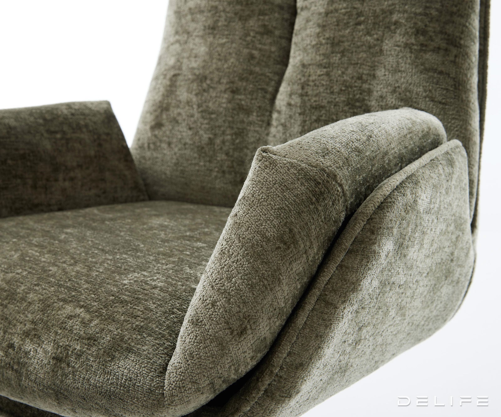 Blagovaonska stolica Clea, Materijal: Chenille