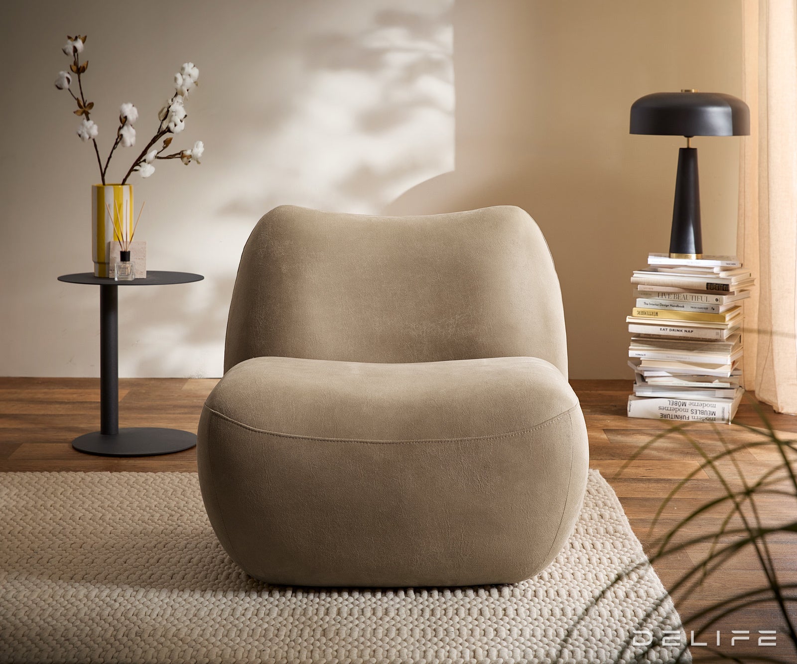 Fotelja Zena 75x84cm, Materijal: Mikrofibra