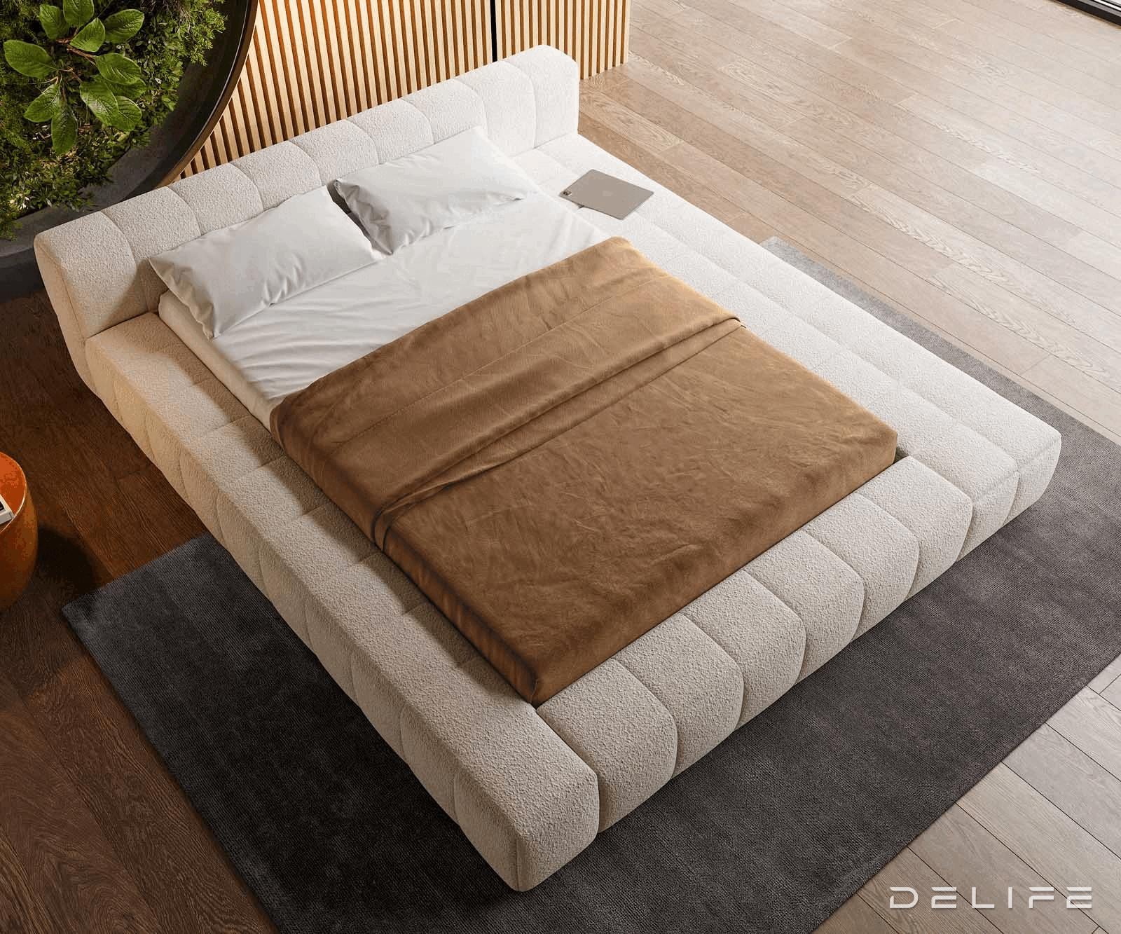 Okvir Kreveta Espazio, Materijal: Boucle