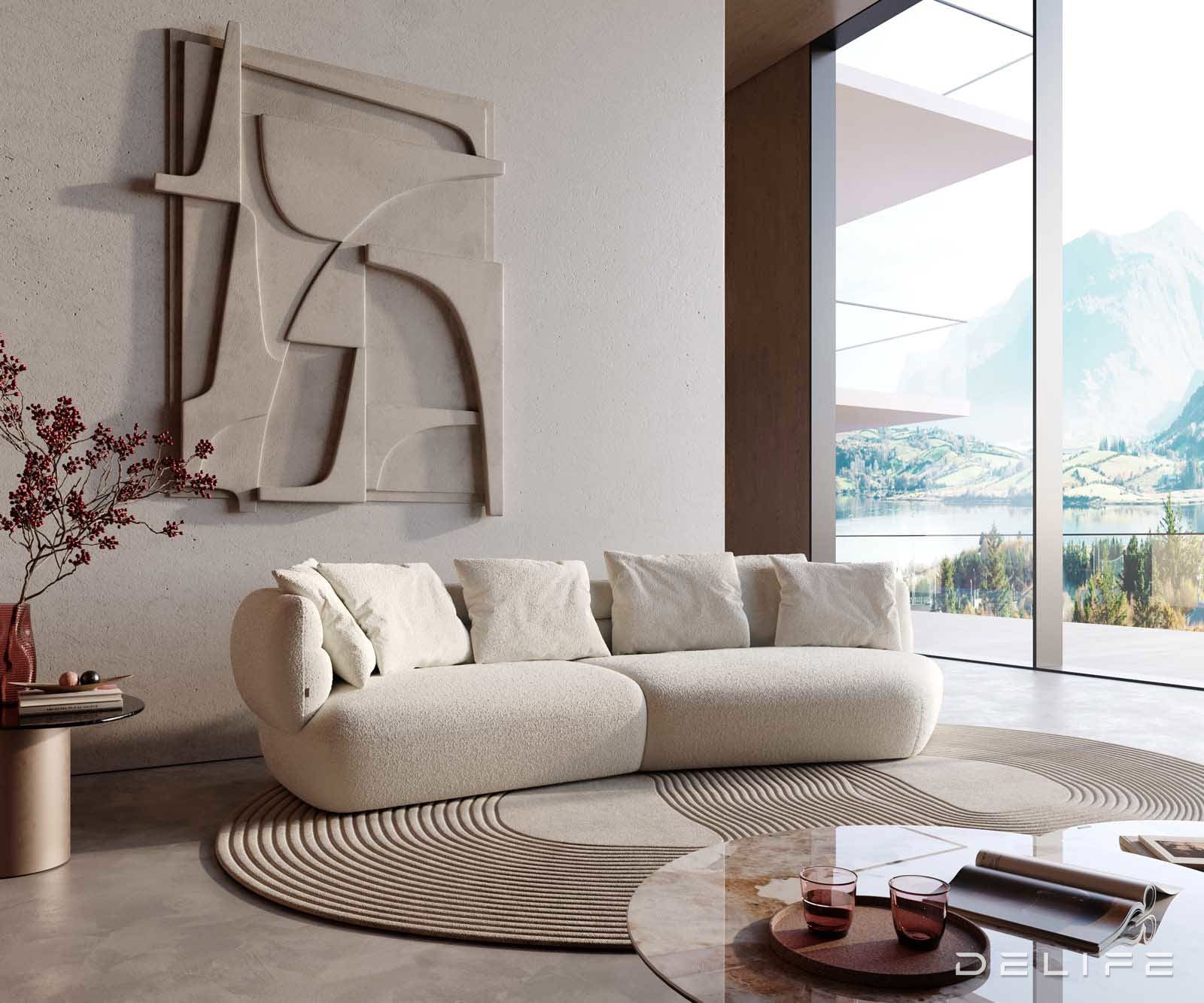Sofa Roya 320x138cm, Materijal: Boucle