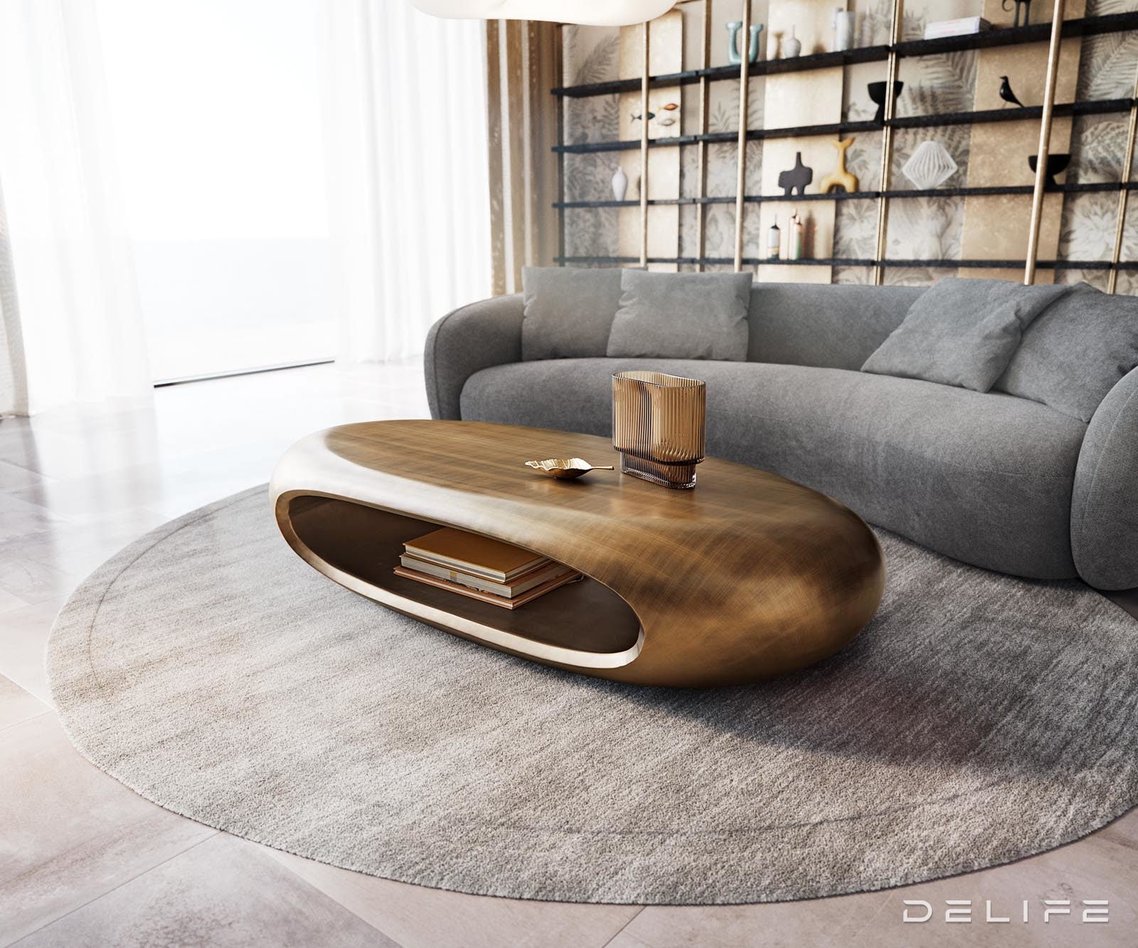 Klub stolić Sinor 136x65cm, Materijal: Kompozit
