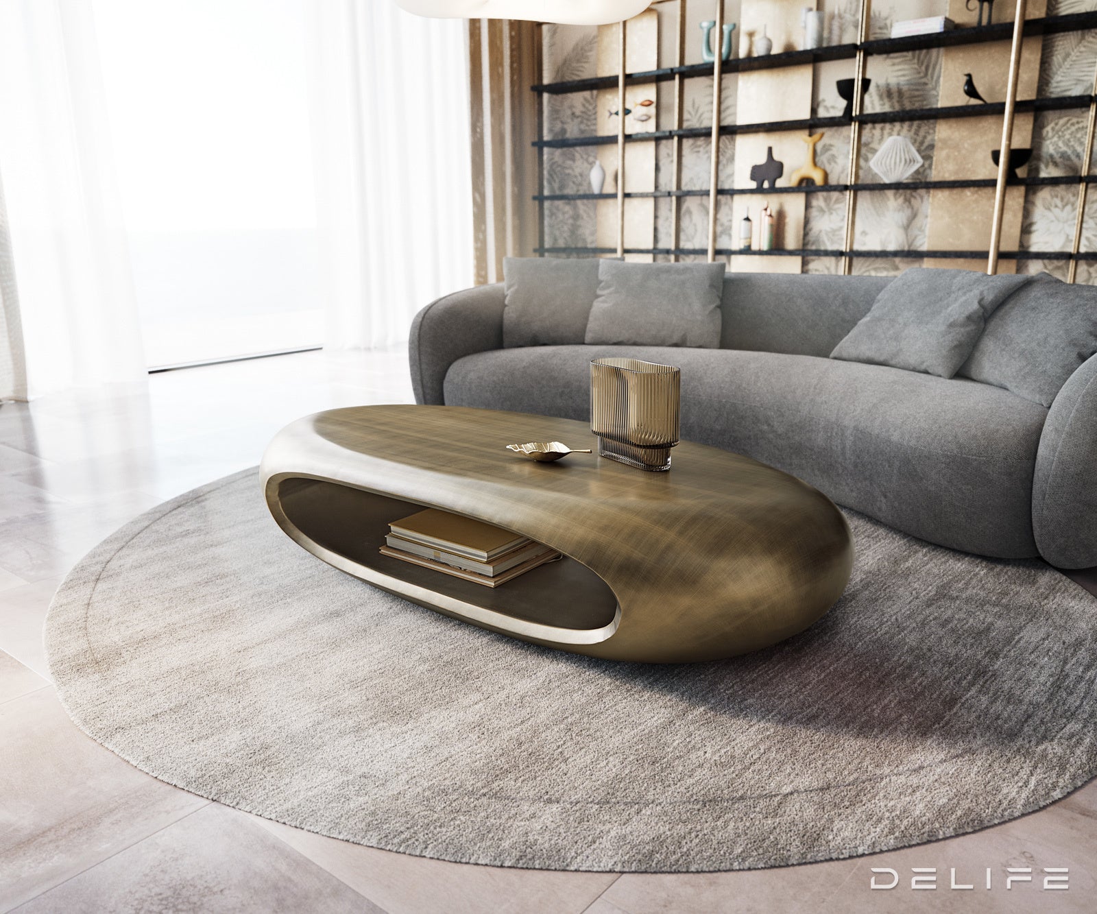 Klub stolić Sinor 136x65cm, Materijal: Kompozit