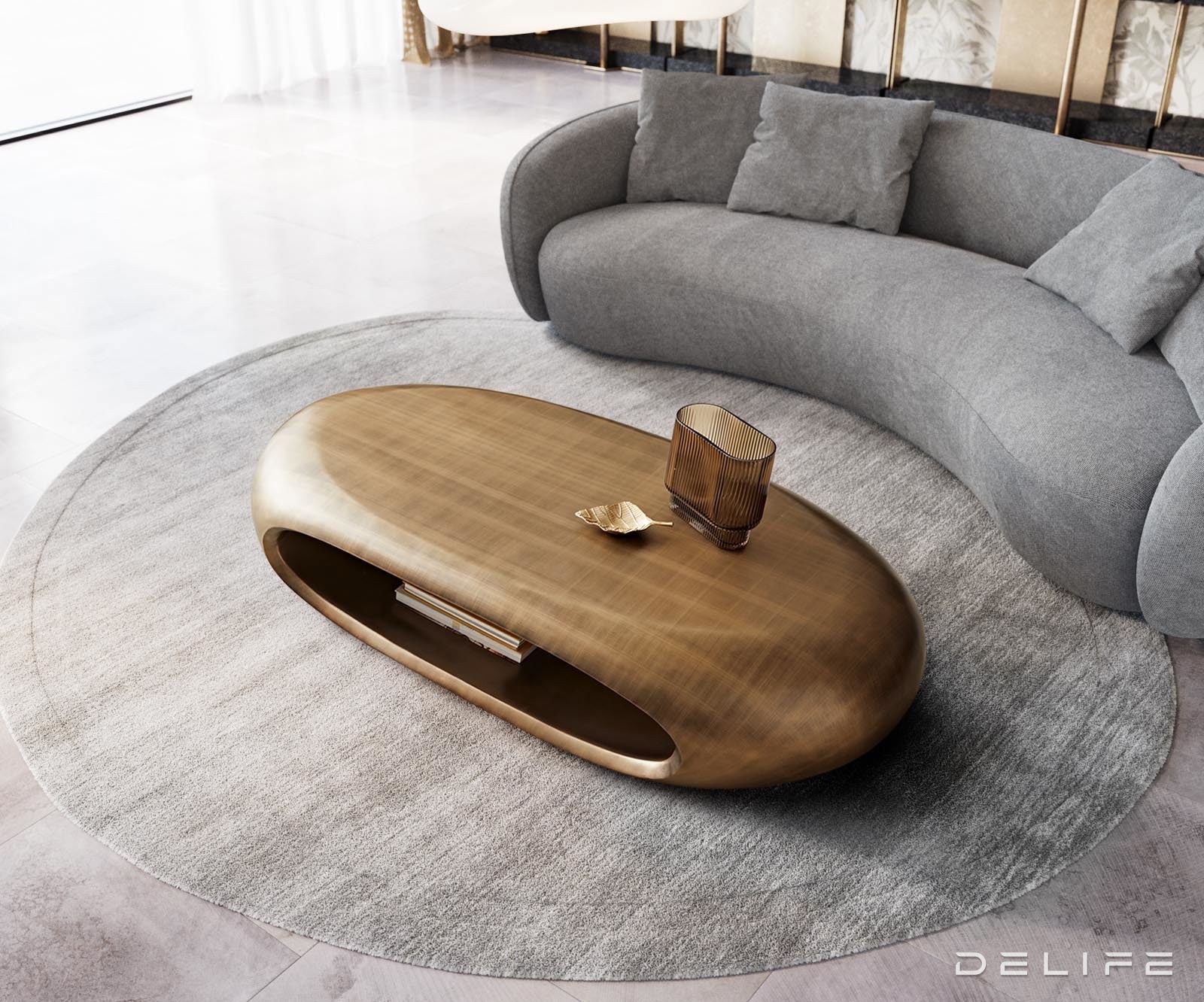 Klub stolić Sinor 136x65cm, Materijal: Kompozit