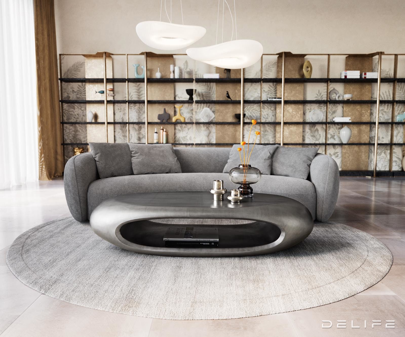 Klub stolić Sinor 136x65cm, Materijal: Kompozit