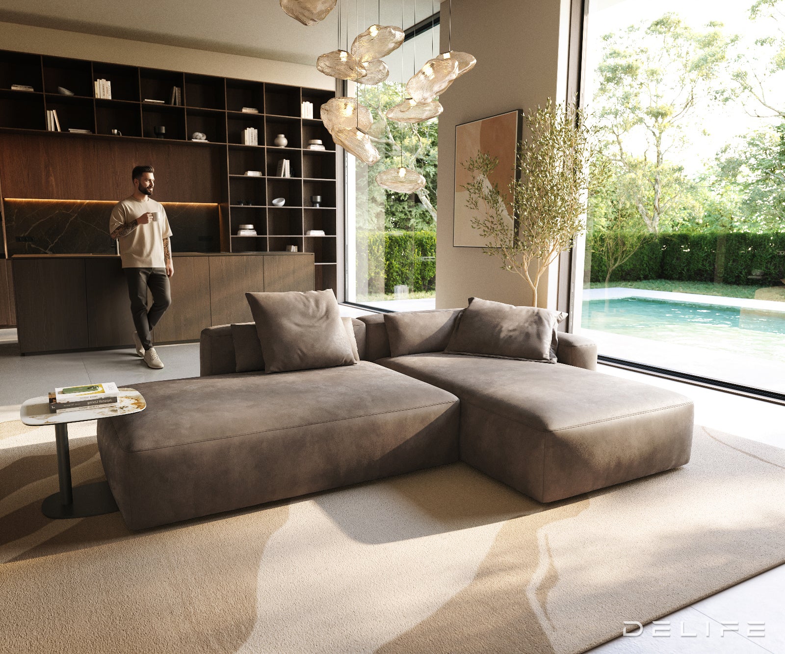 Modularna garnitura Freestyle 310x200cm, Materijal: Mikrofibra