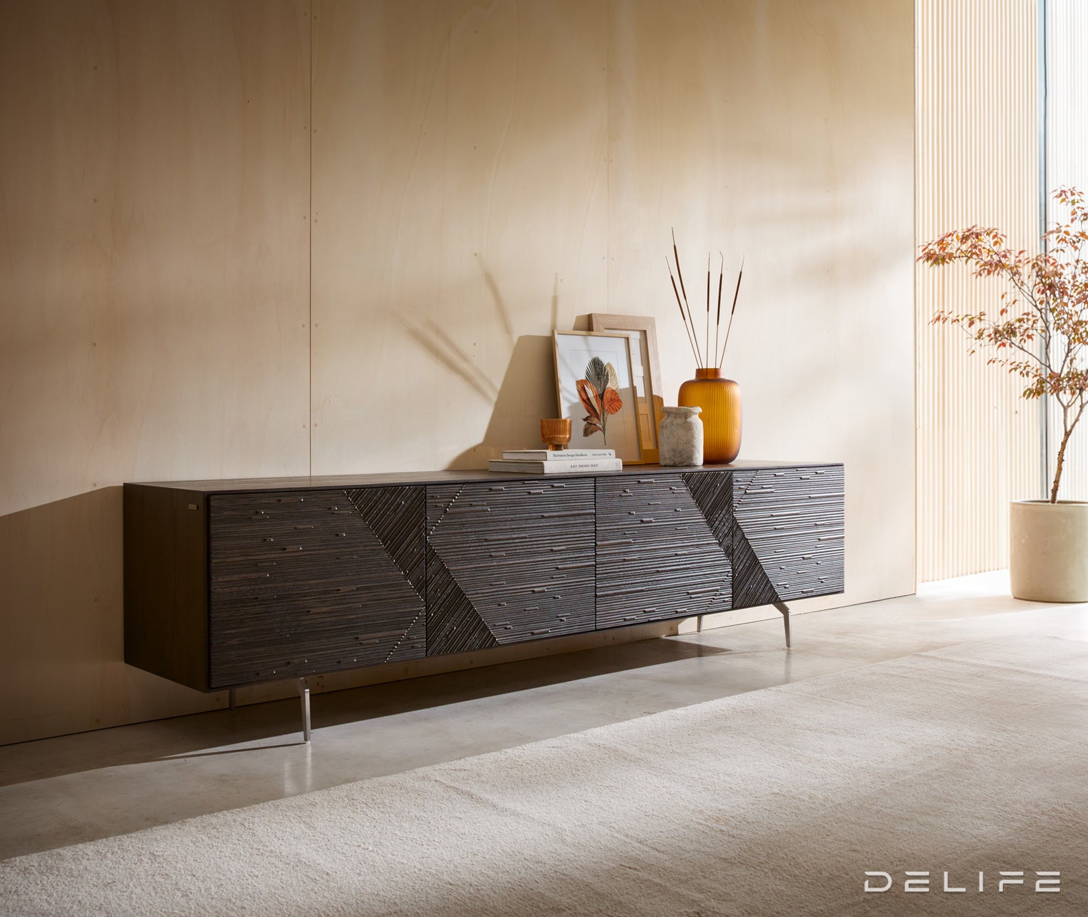 Tv komoda Tereos 220x45cm, Materijal: Jasen
