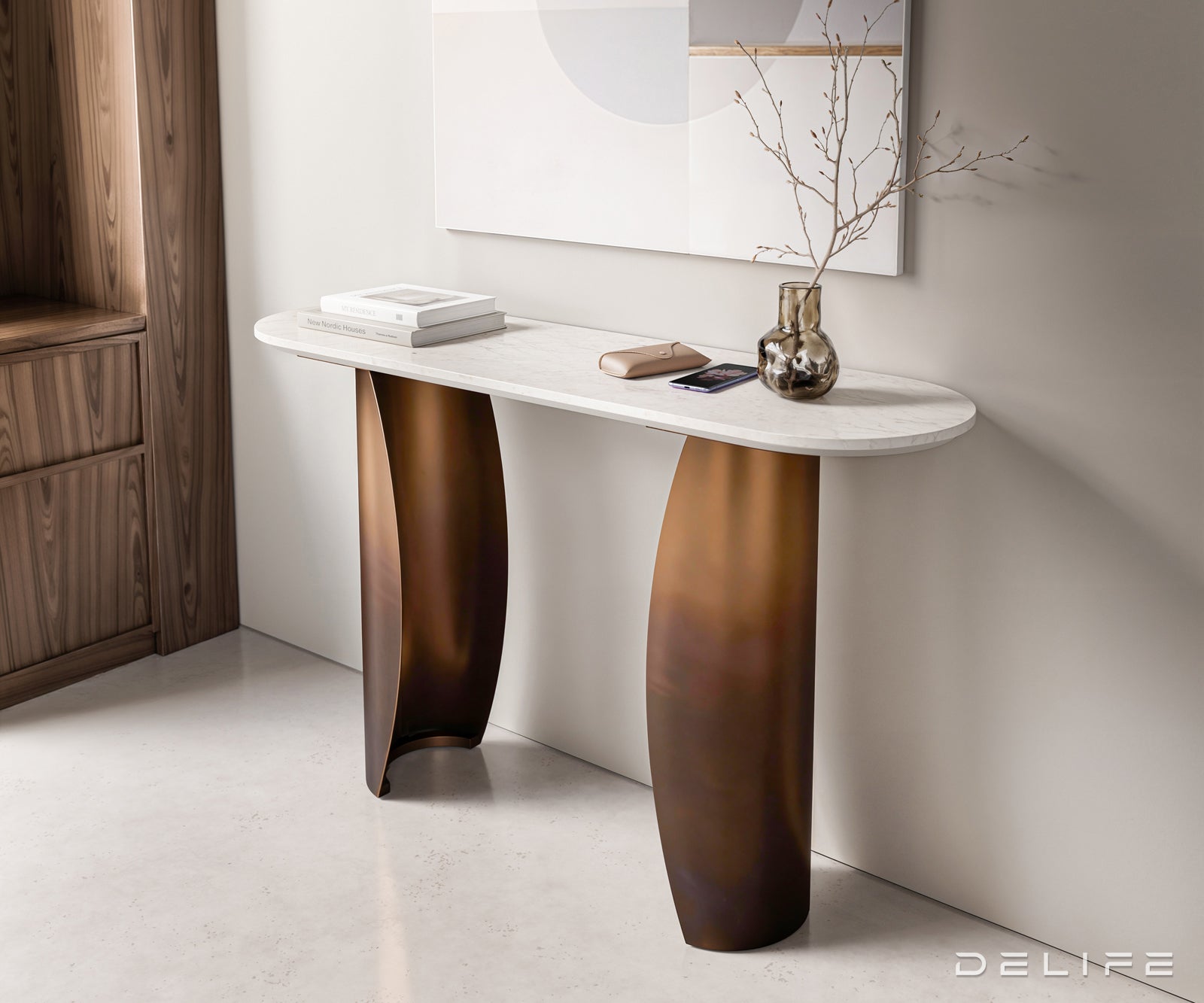 Konzola Solena 135x40cm, Materijal: Mramor