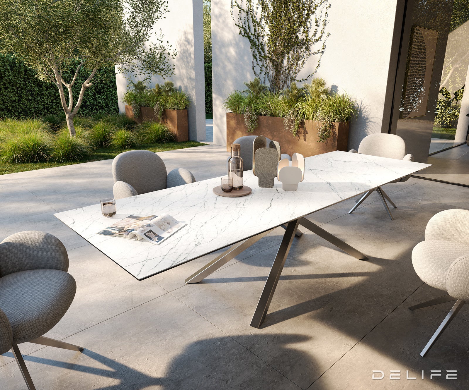 Outdoor stol Edge 300x100cm, Materijal: Keramika Statuarietto
