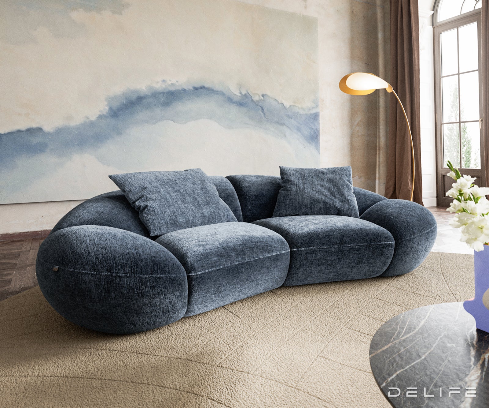 Sofa Lunna 280x170cm, Materijal: Chenille