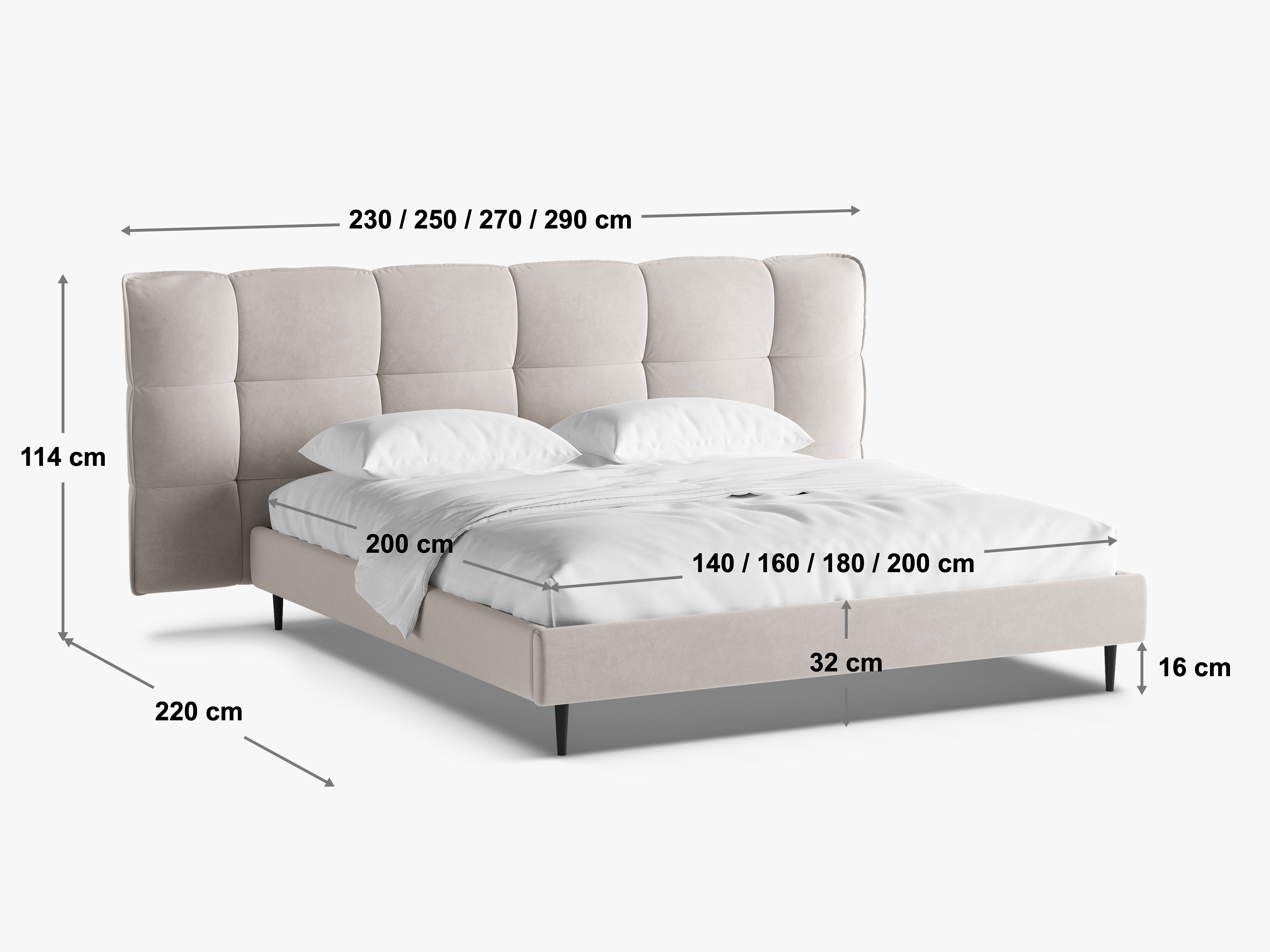 Krevet Eric, Materijal: Boucle