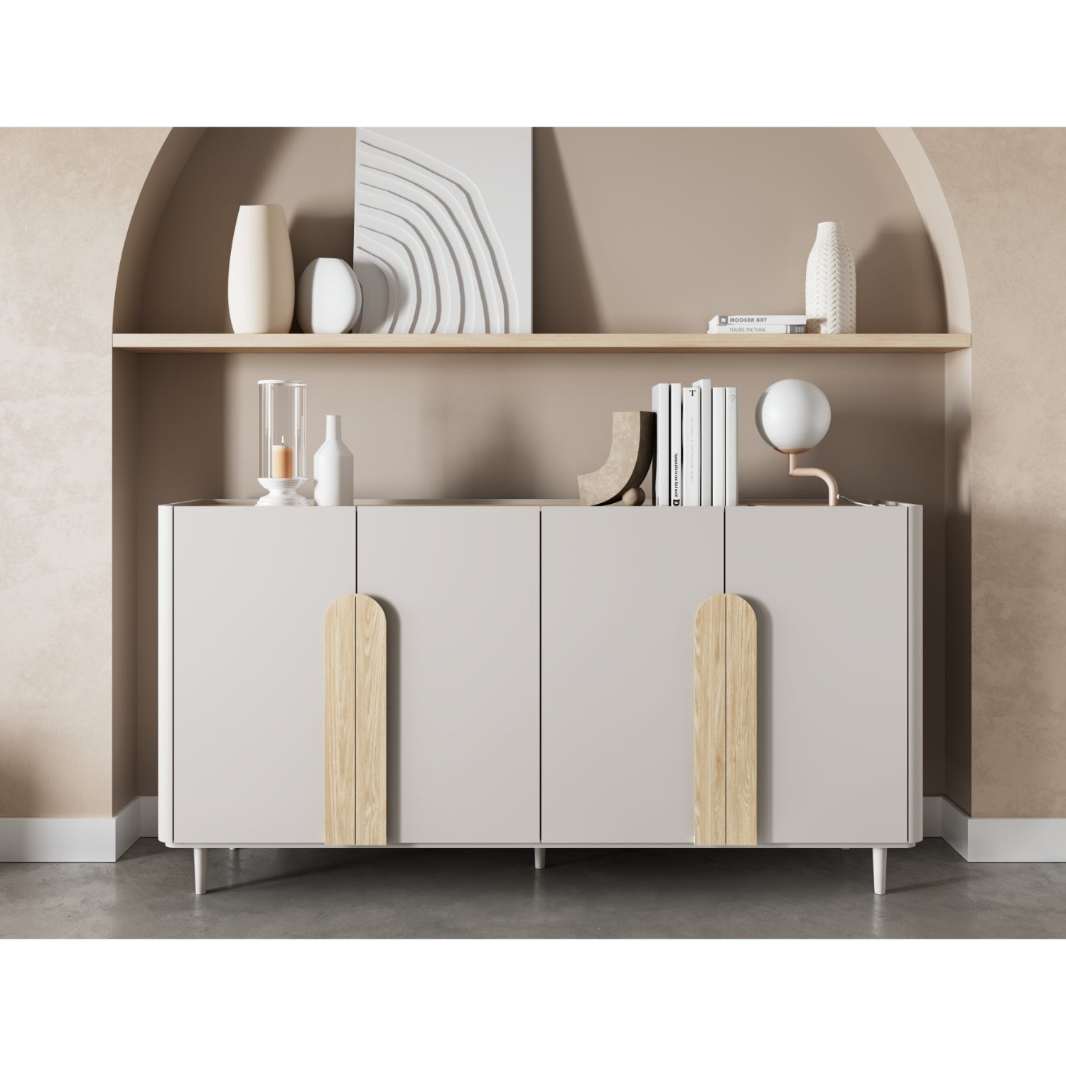 Komoda Amilio 200cm, Materijal: MDF