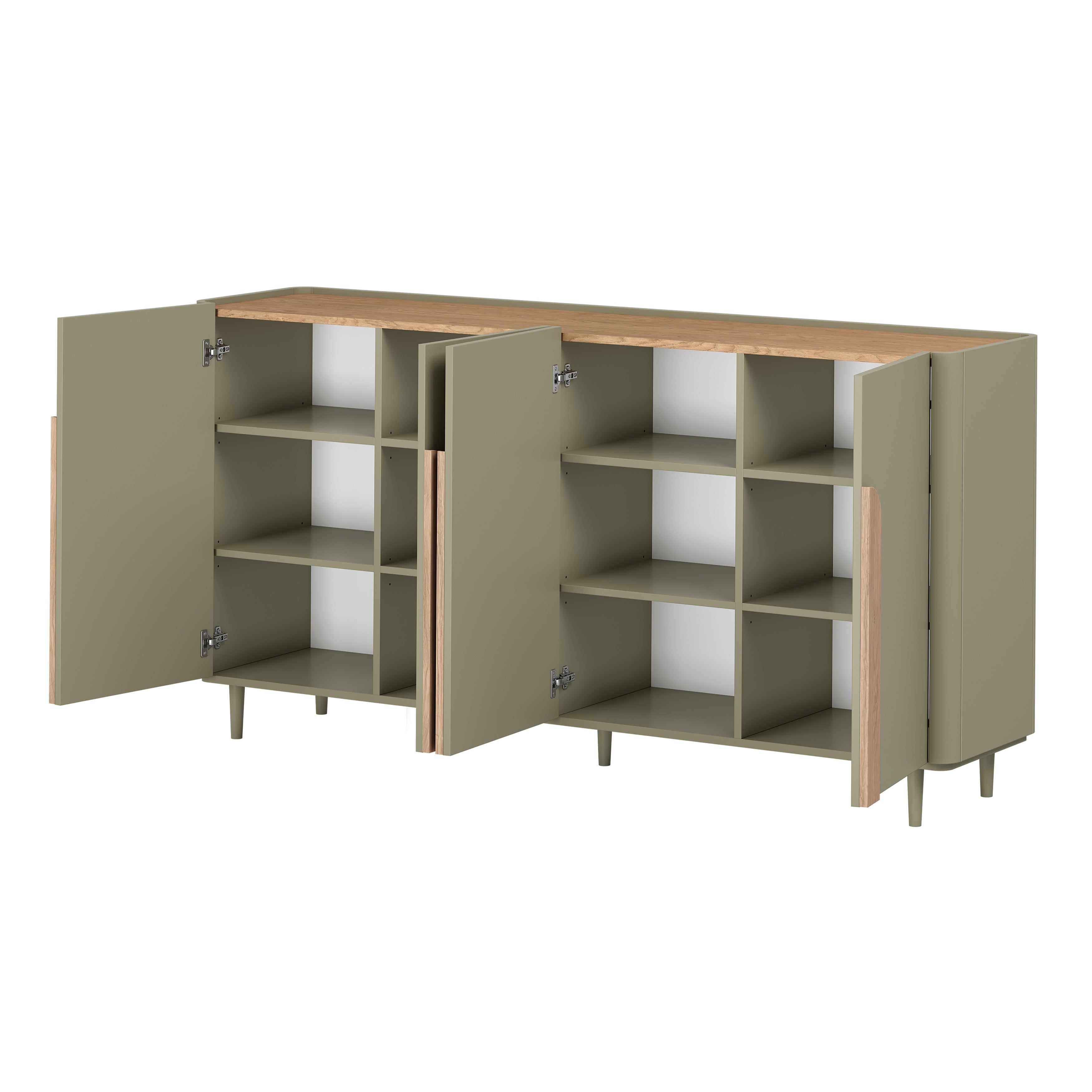 Komoda Amilio 200cm, Materijal: MDF