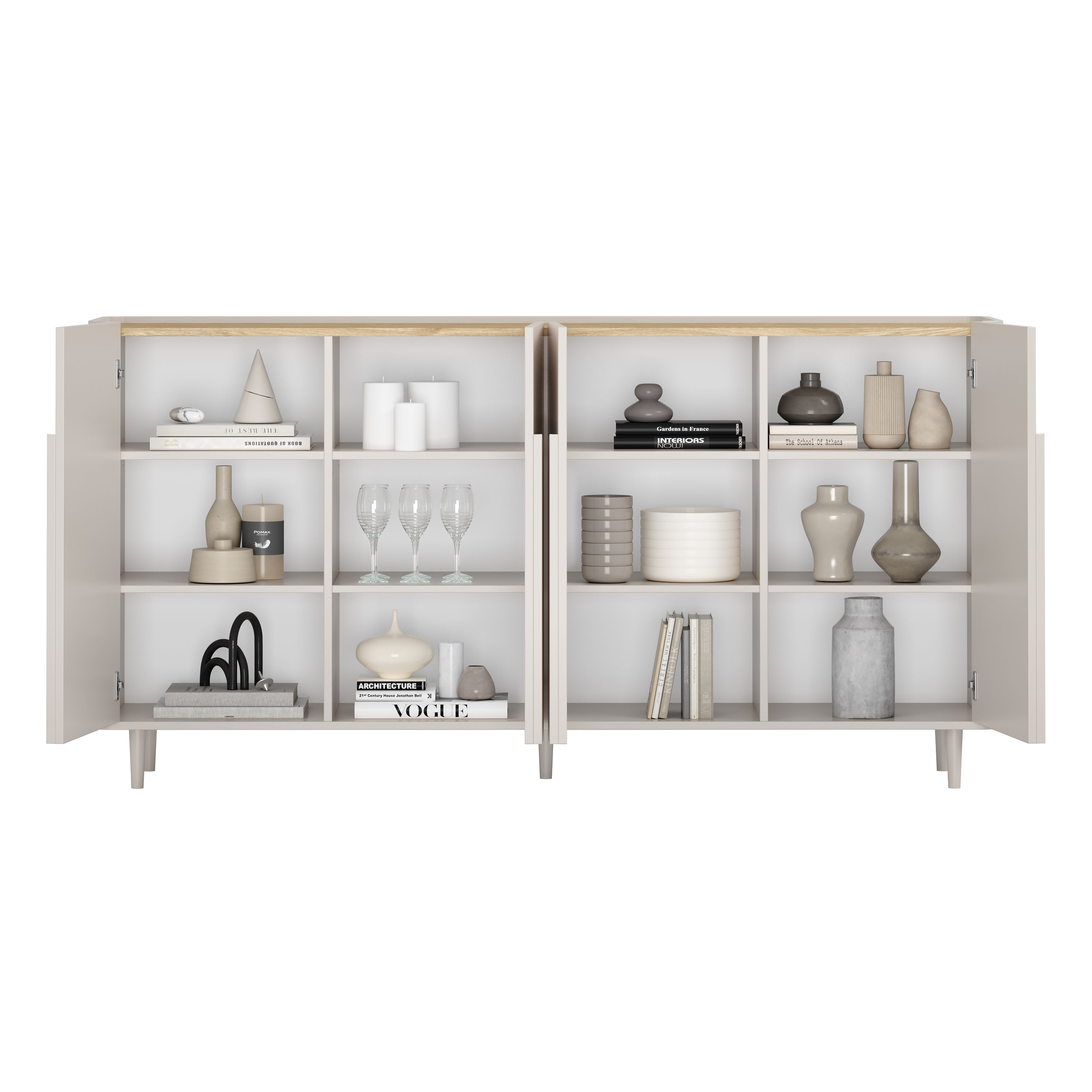 Komoda Amilio 200cm, Materijal: MDF