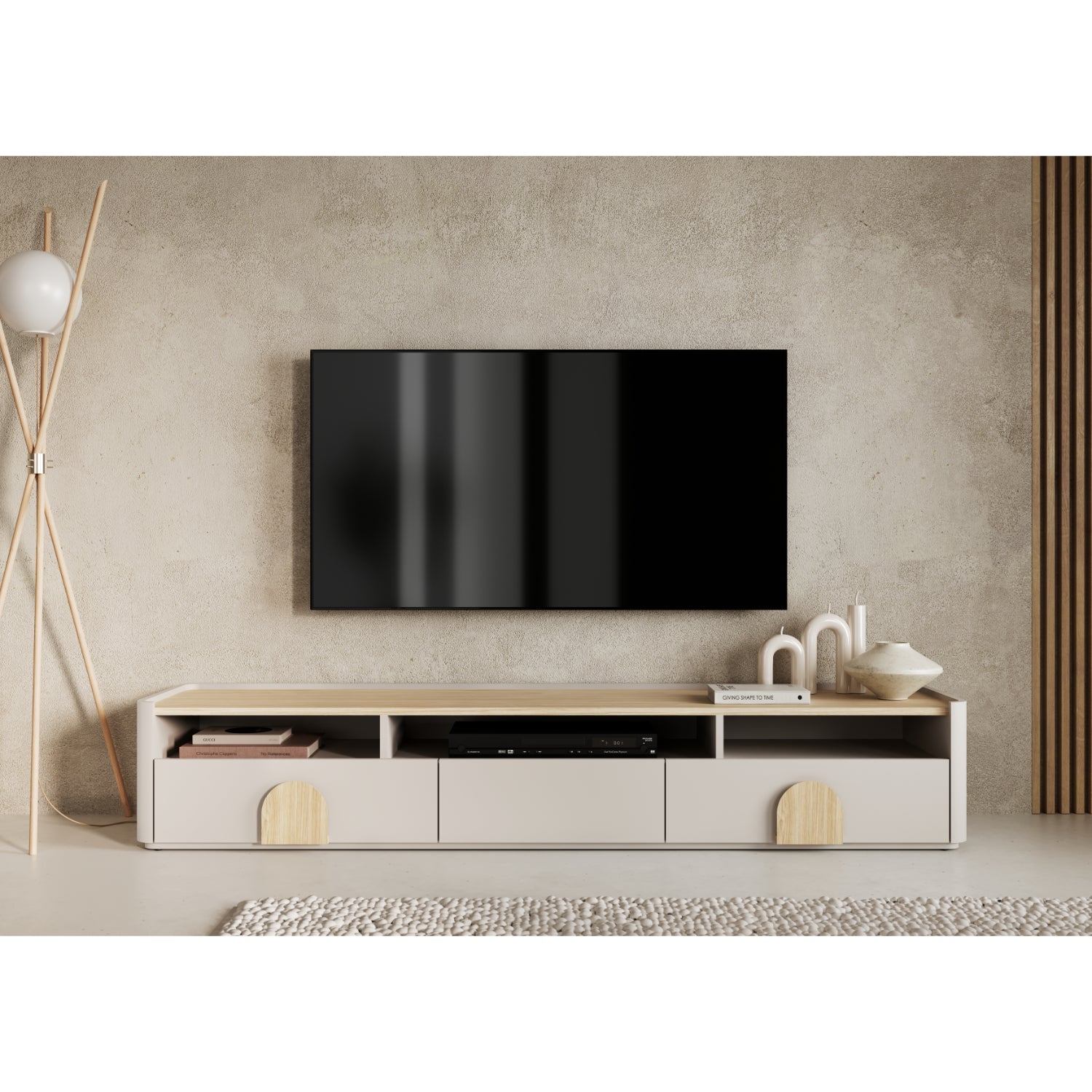 TV Komoda Amilio 200 cm, Materijal: MDF