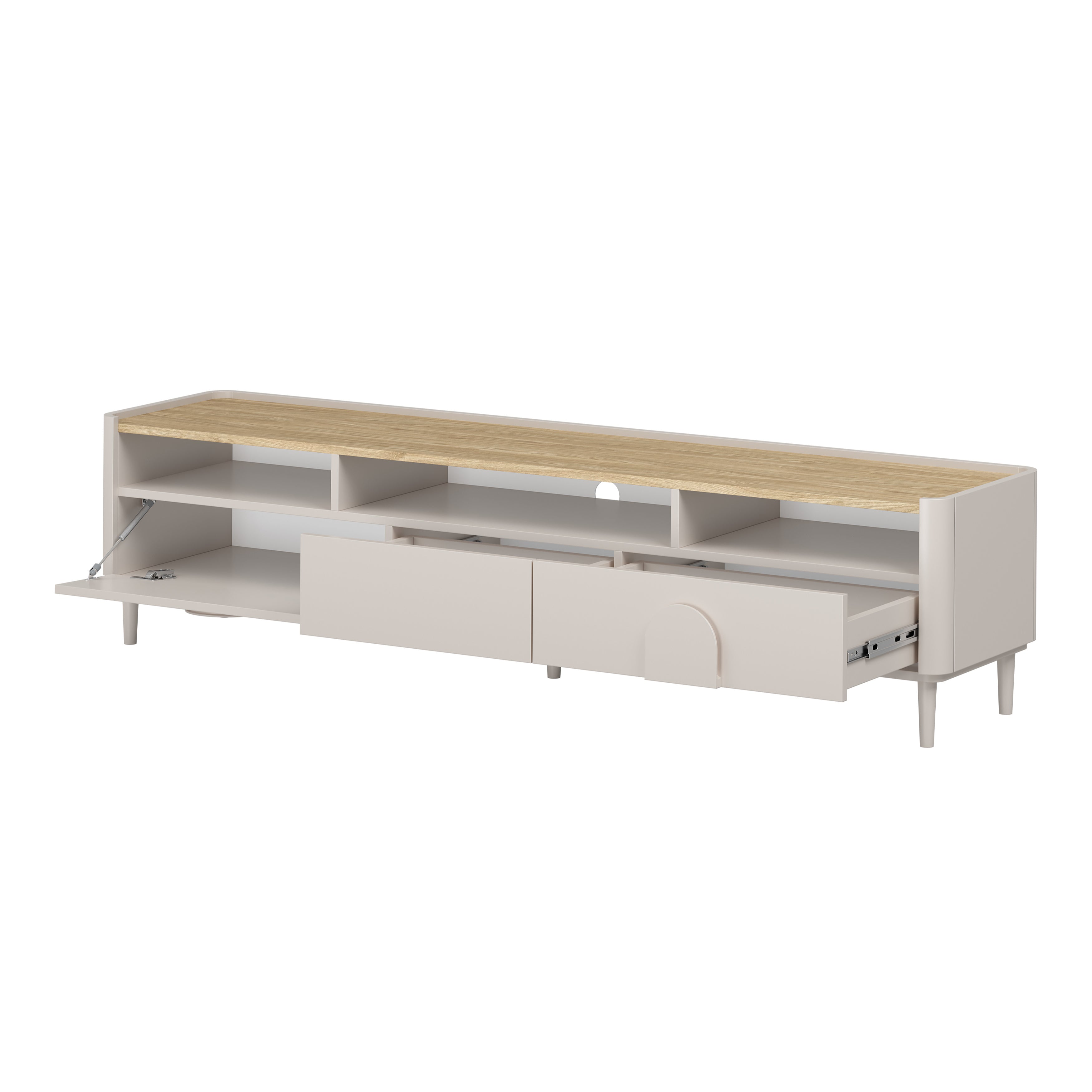 TV Komoda Amilio 200 cm, Materijal: MDF