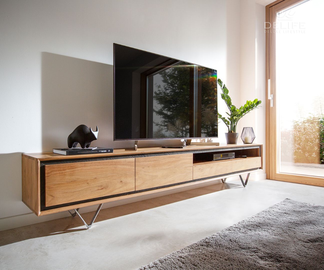 Komoda Stonegrace 240cm, Materijal: Bagrem