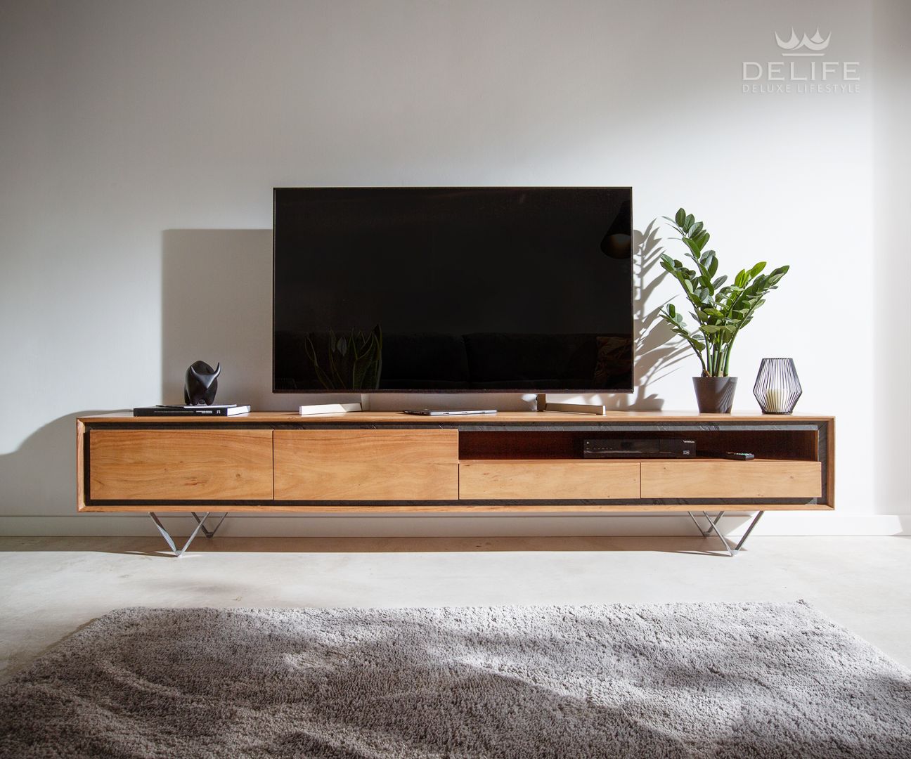 Komoda Stonegrace 240cm, Materijal: Bagrem