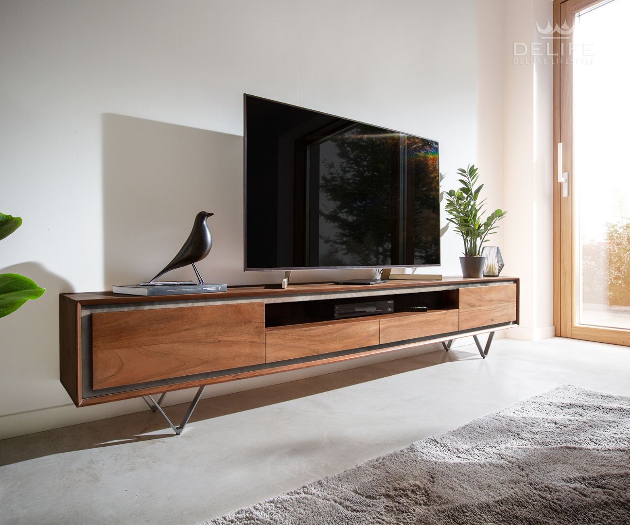 Komoda Stonegrace 240cm, Materijal: Bagrem