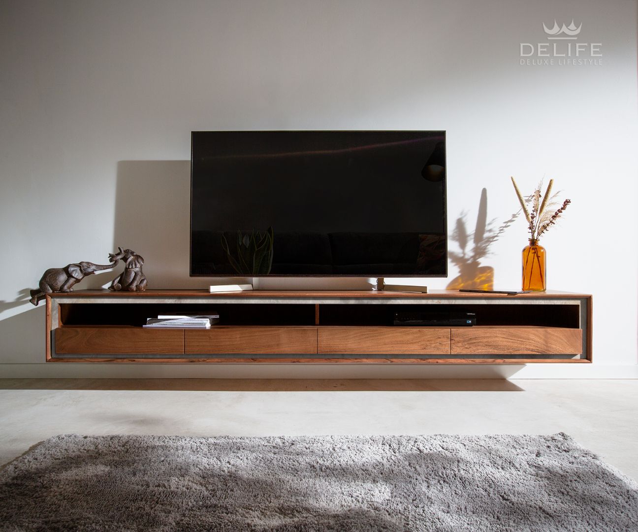 Komoda Stonegrace 240cm, Materijal: Bagrem