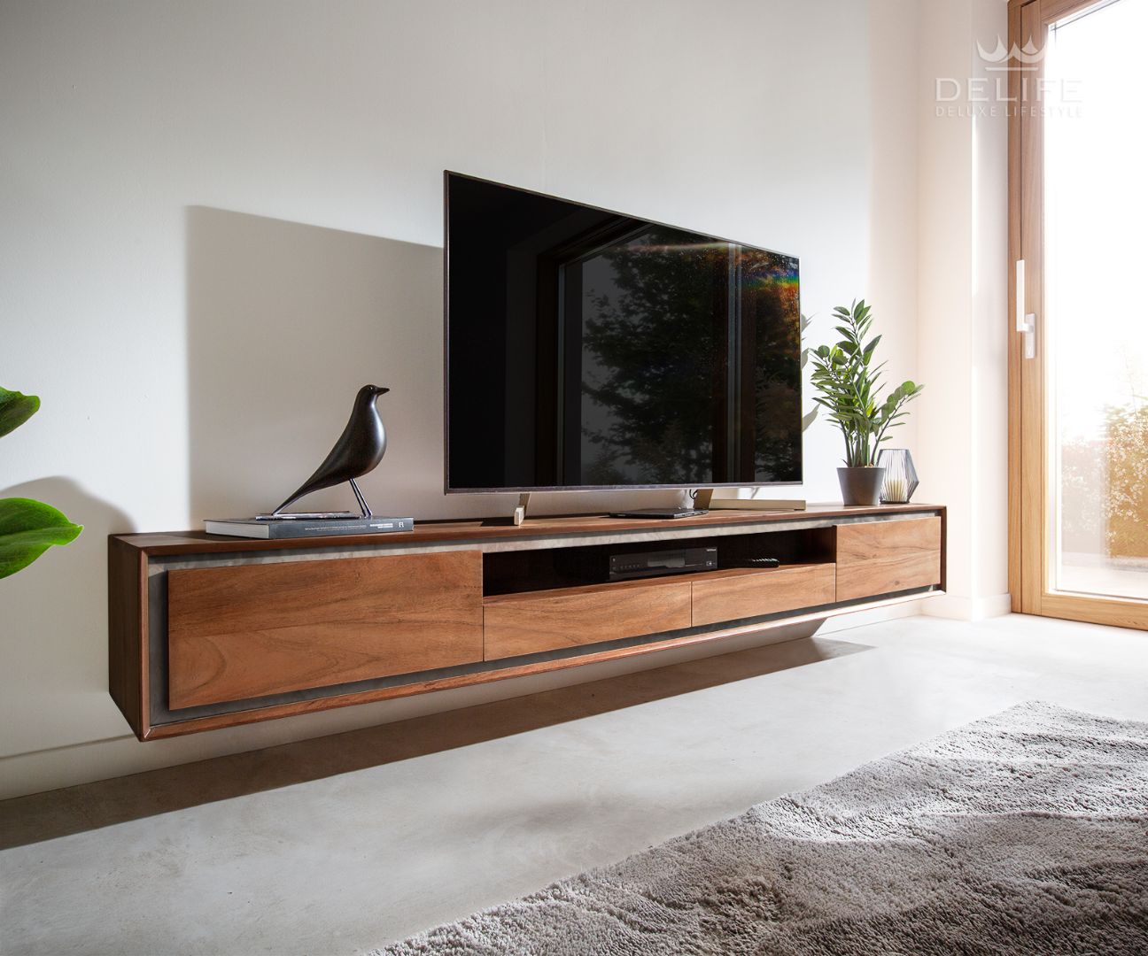 Komoda Stonegrace 240cm, Materijal: Bagrem
