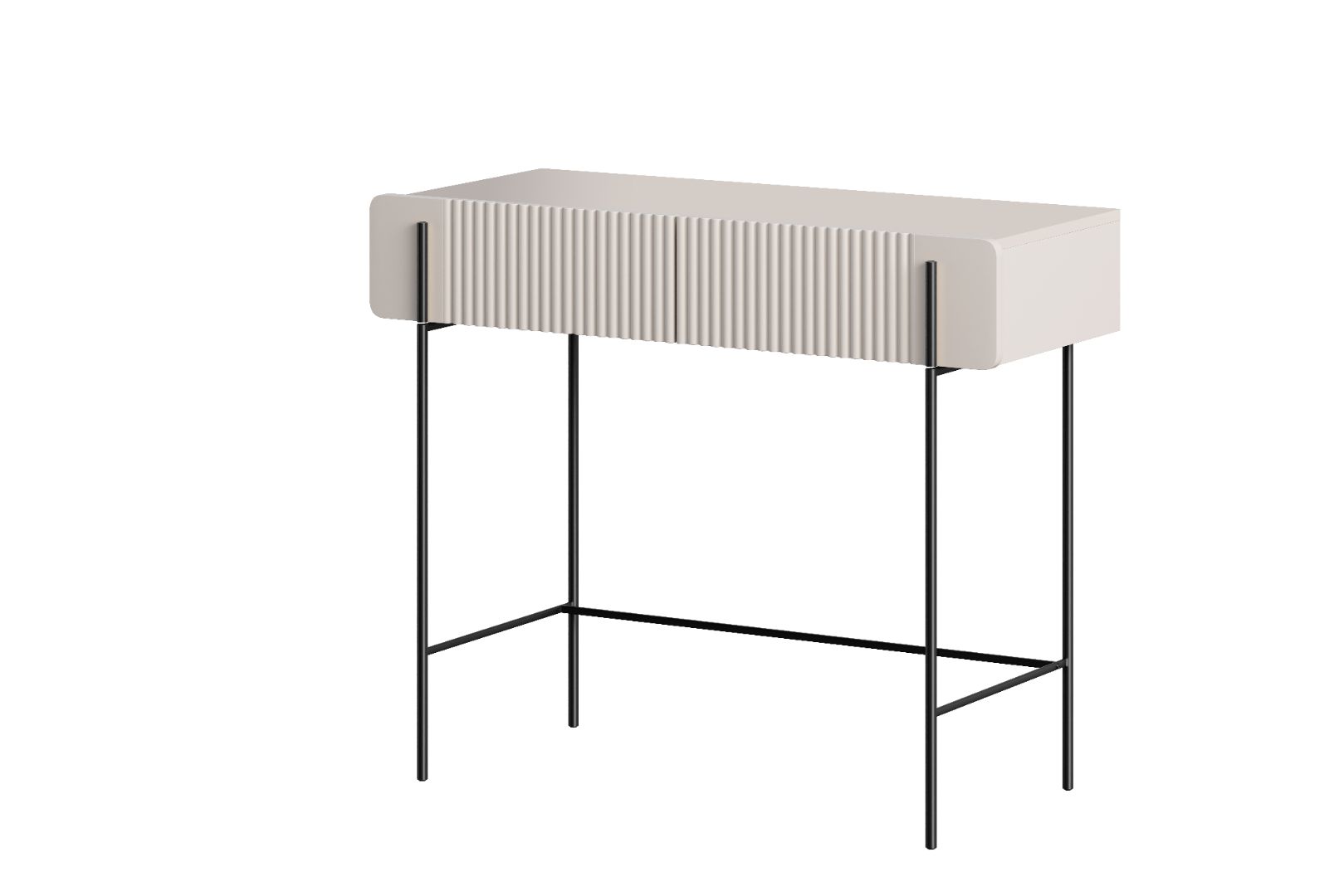 Pomoćni stolić Malmi 100cm, 2 Ladice, Materijal: MDF