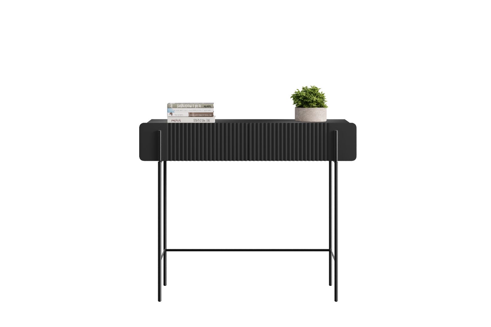 Pomoćni stolić Malmi 100cm, 2 Ladice, Materijal: MDF