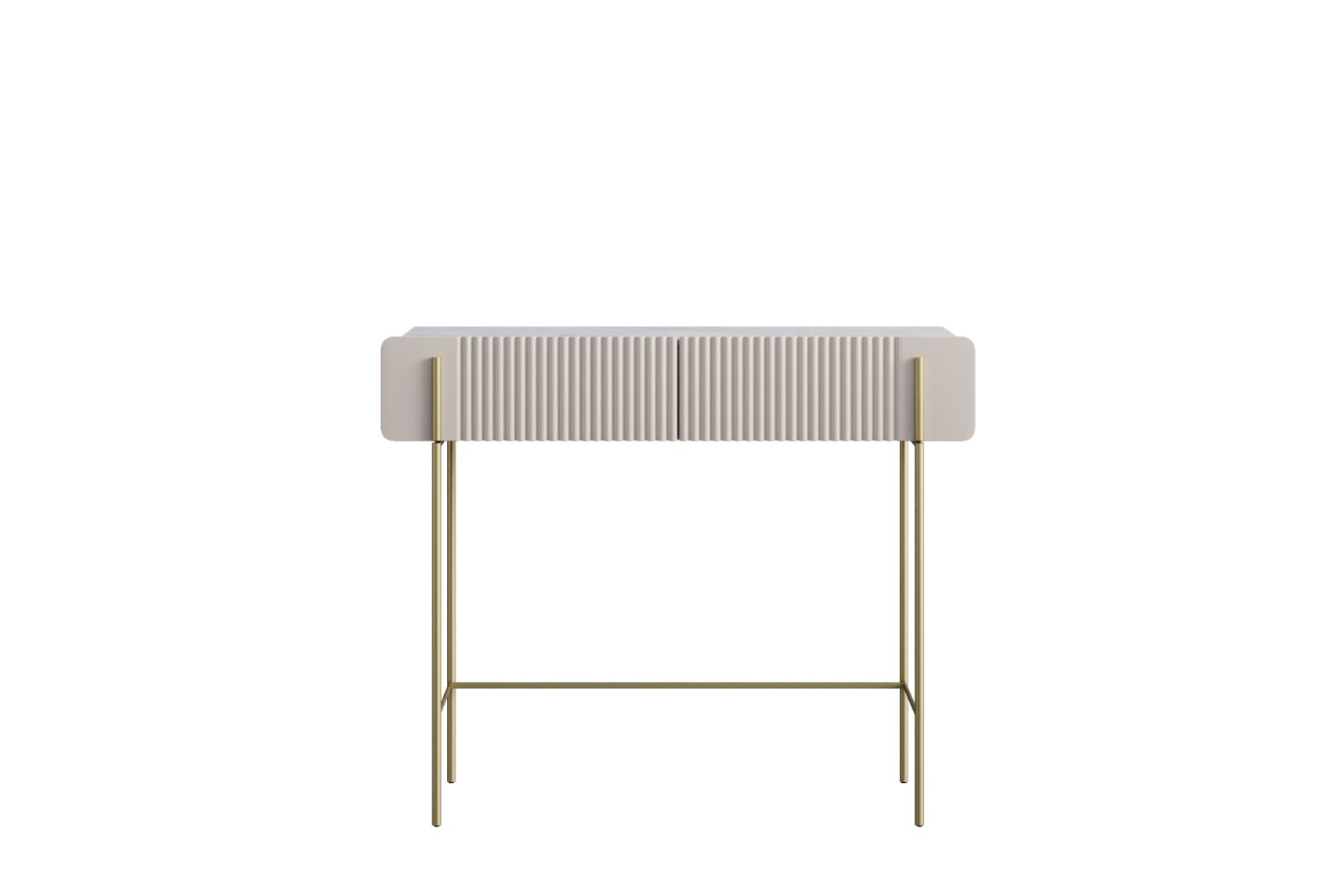 Pomoćni stolić Malmi 100cm, 2 Ladice, Materijal: MDF