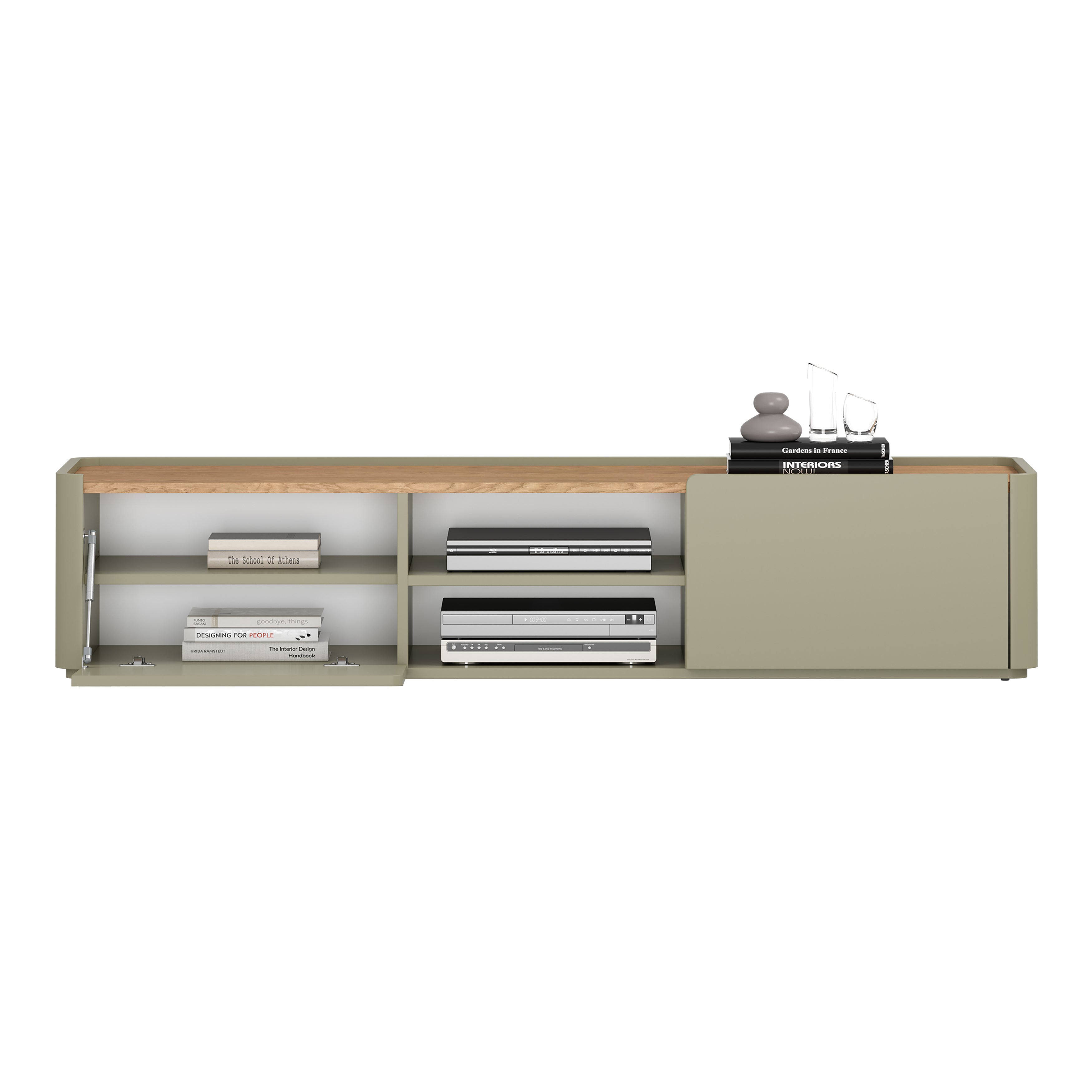 TV Komoda Elivo 170cm, Materijal: MDF,Melaminska ploča