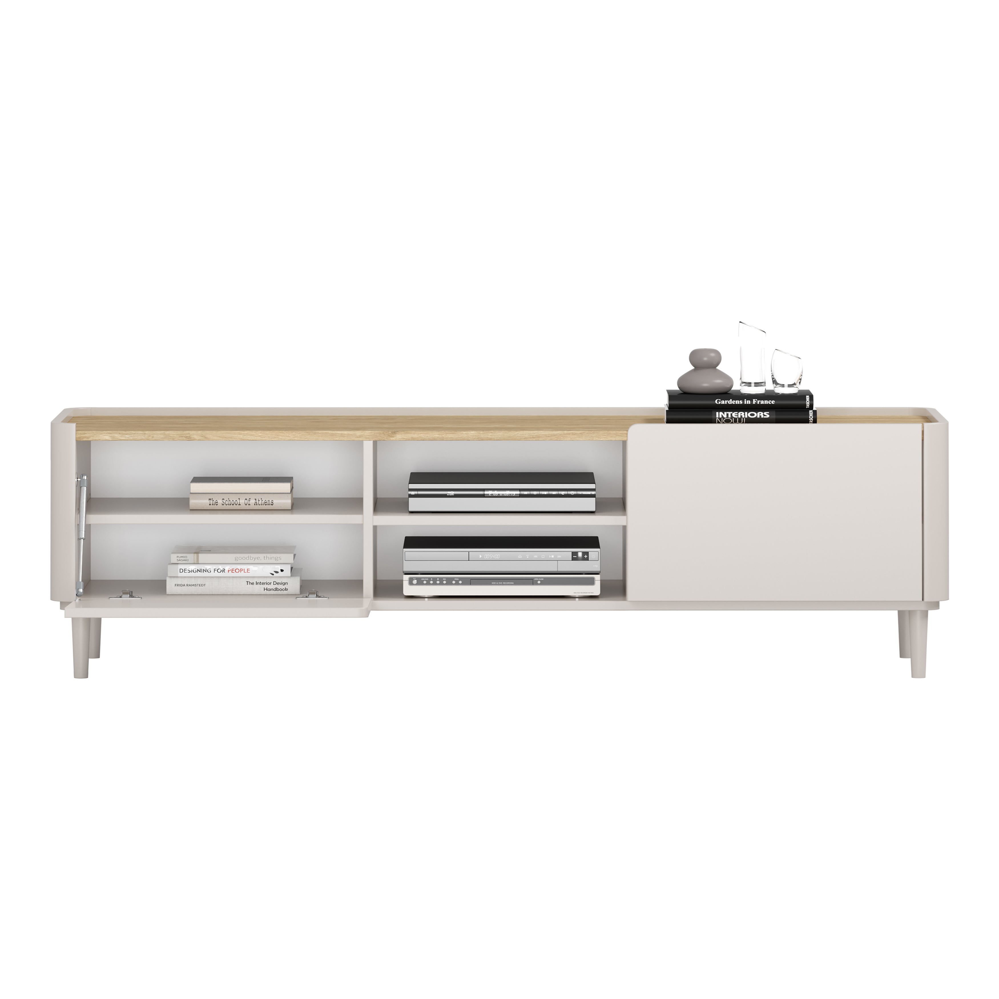 TV Komoda Elivo 170cm, Materijal: MDF,Melaminska ploča