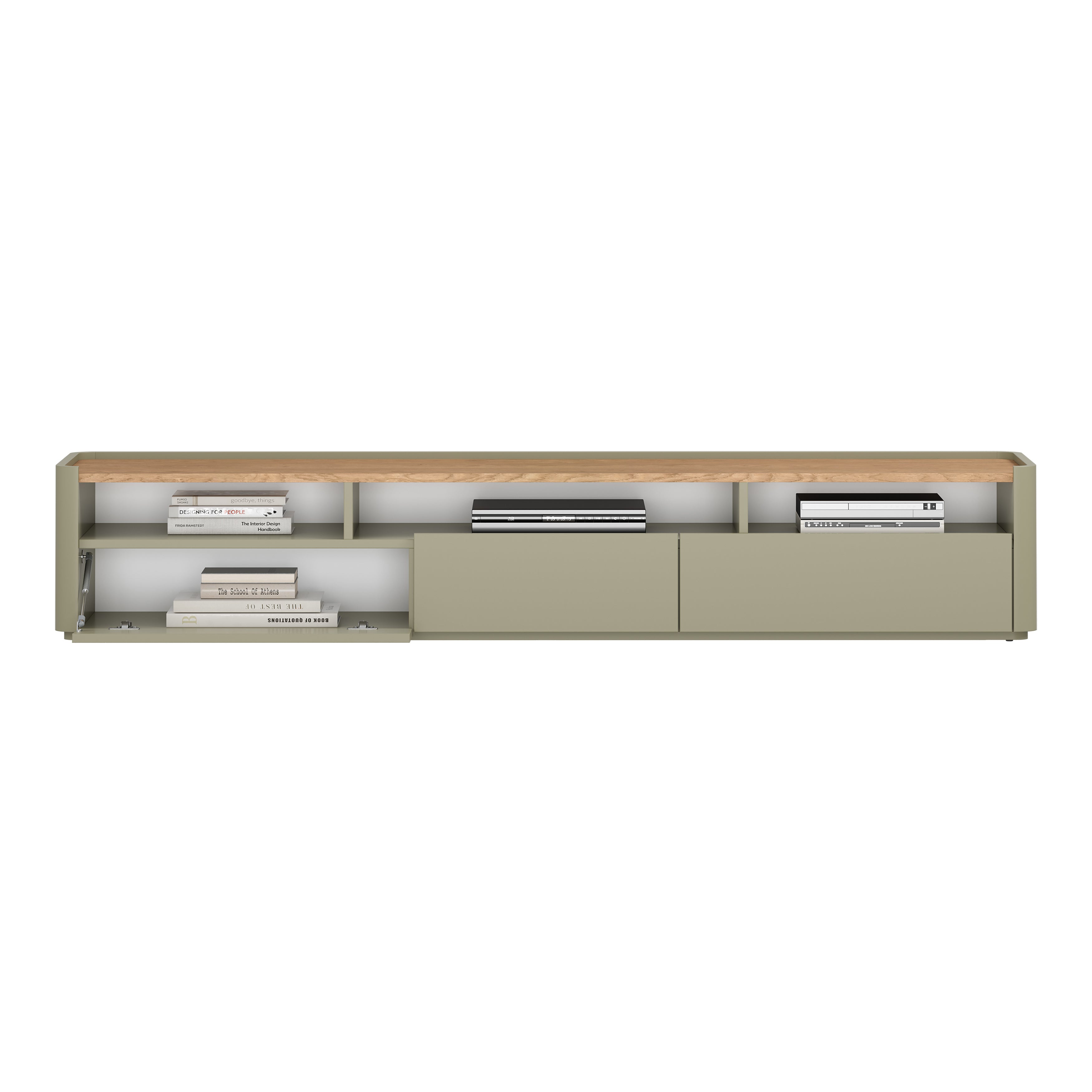 TV Komoda Elivo 200cm, Materijal: MDF,Melaminska ploča