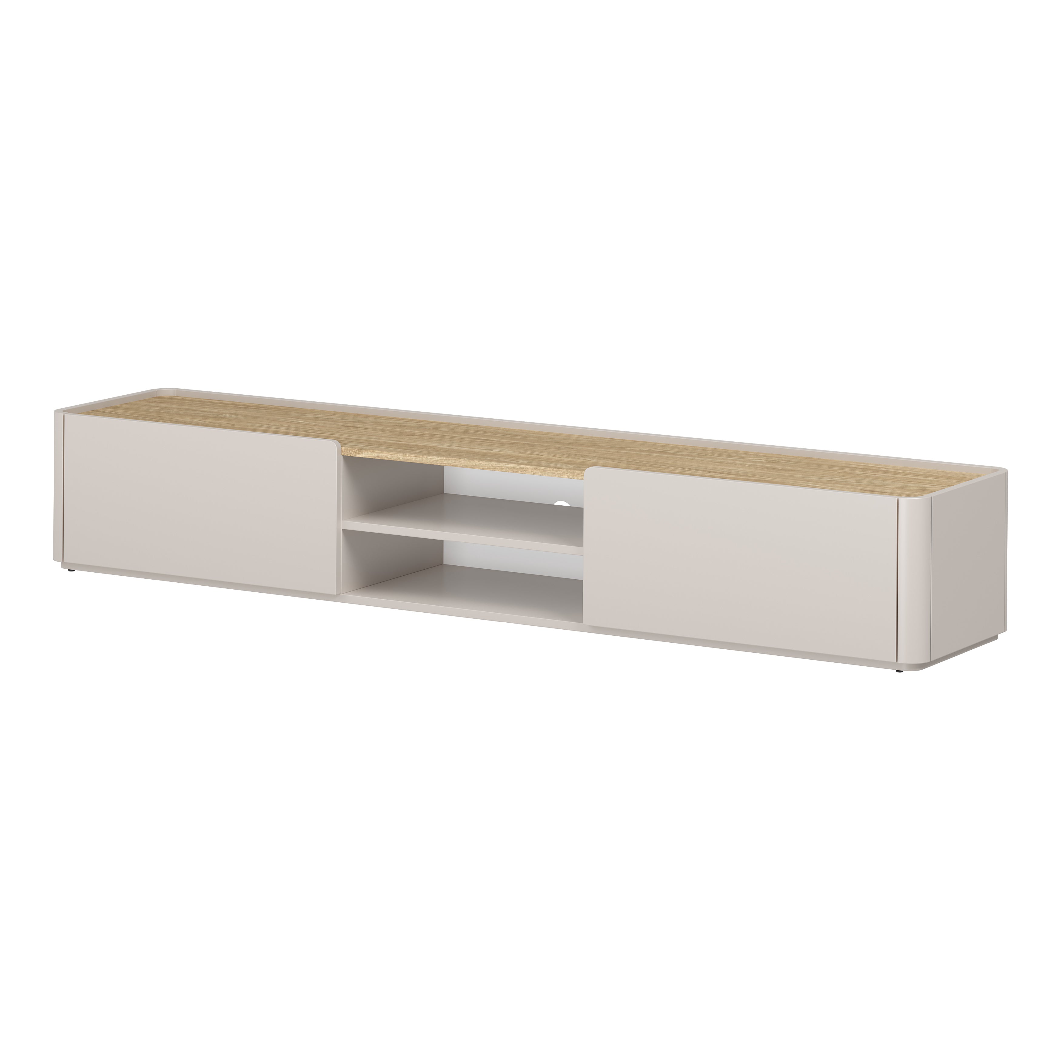 TV Komoda Elivo 220cm, Materijal: MDF,Melaminska ploča