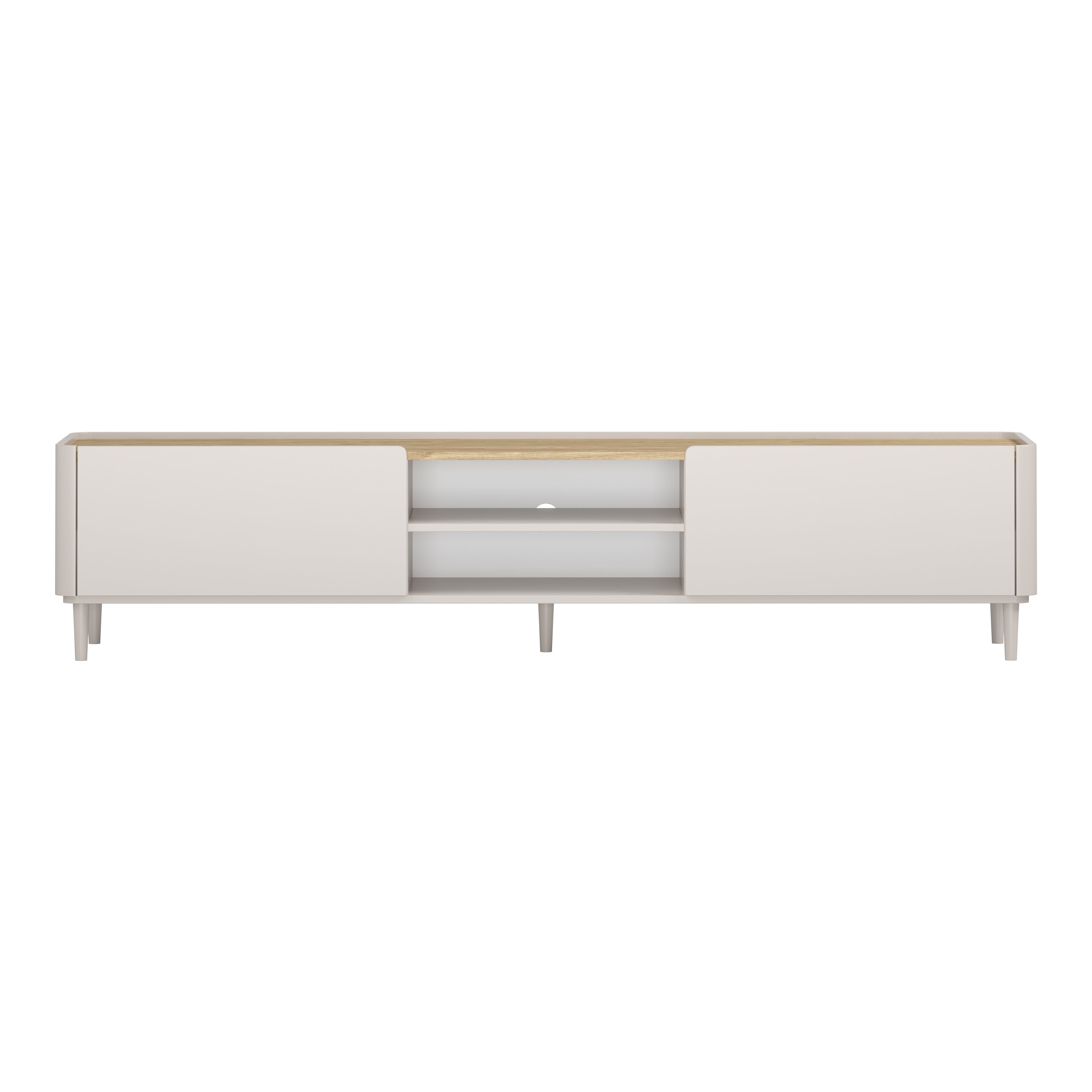TV Komoda Elivo 220cm, Materijal: MDF,Melaminska ploča