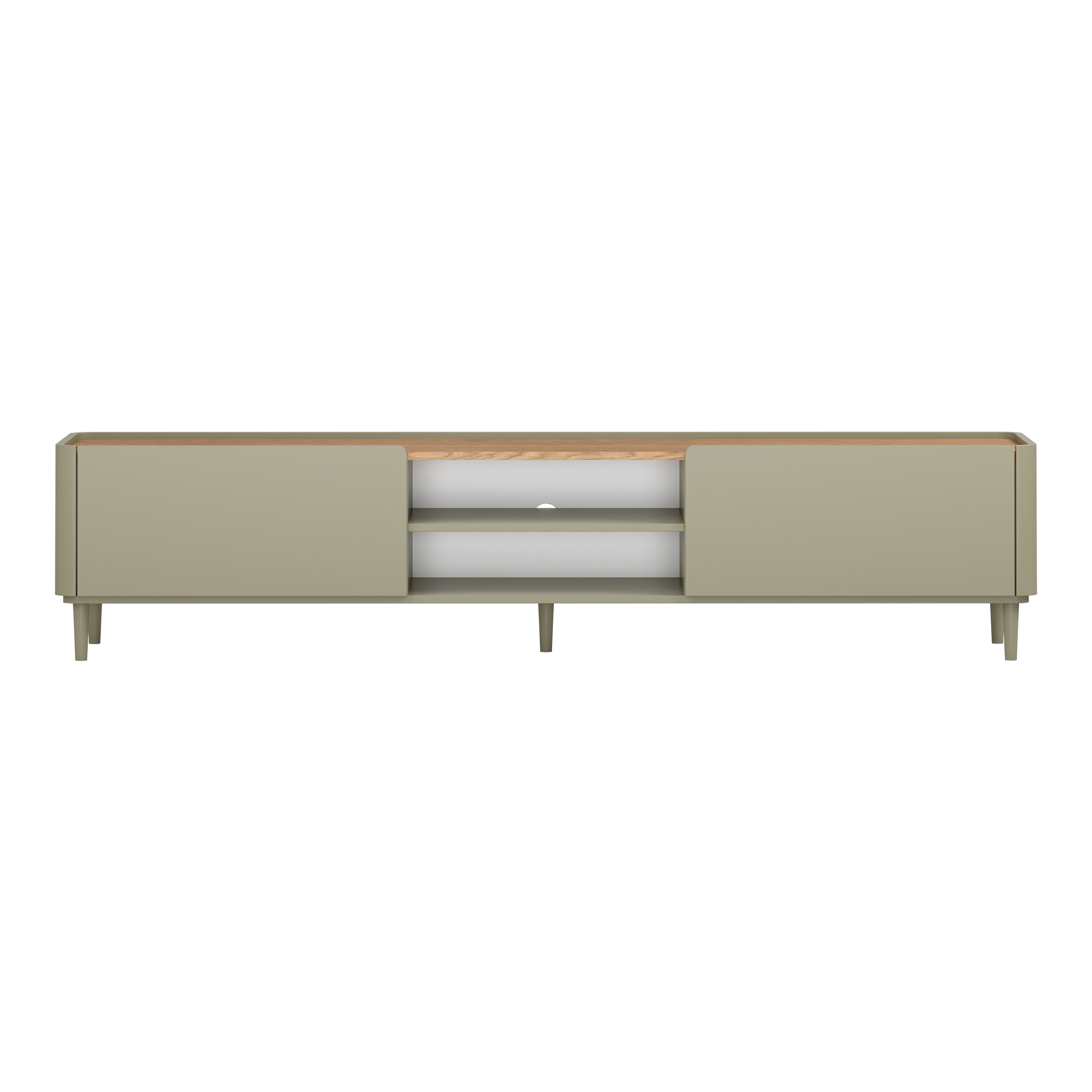 TV Komoda Elivo 220cm, Materijal: MDF,Melaminska ploča
