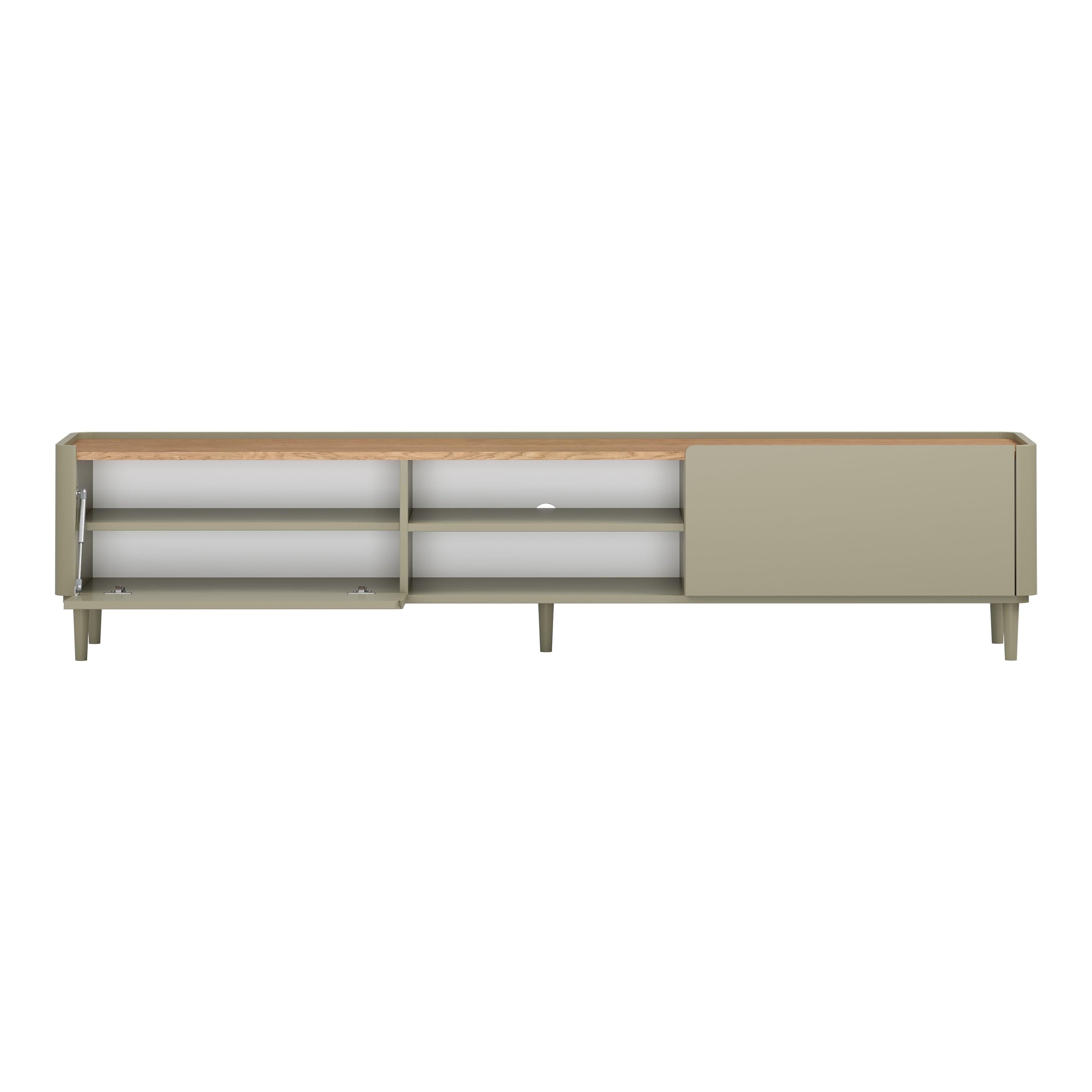 TV Komoda Elivo 220cm, Materijal: MDF,Melaminska ploča